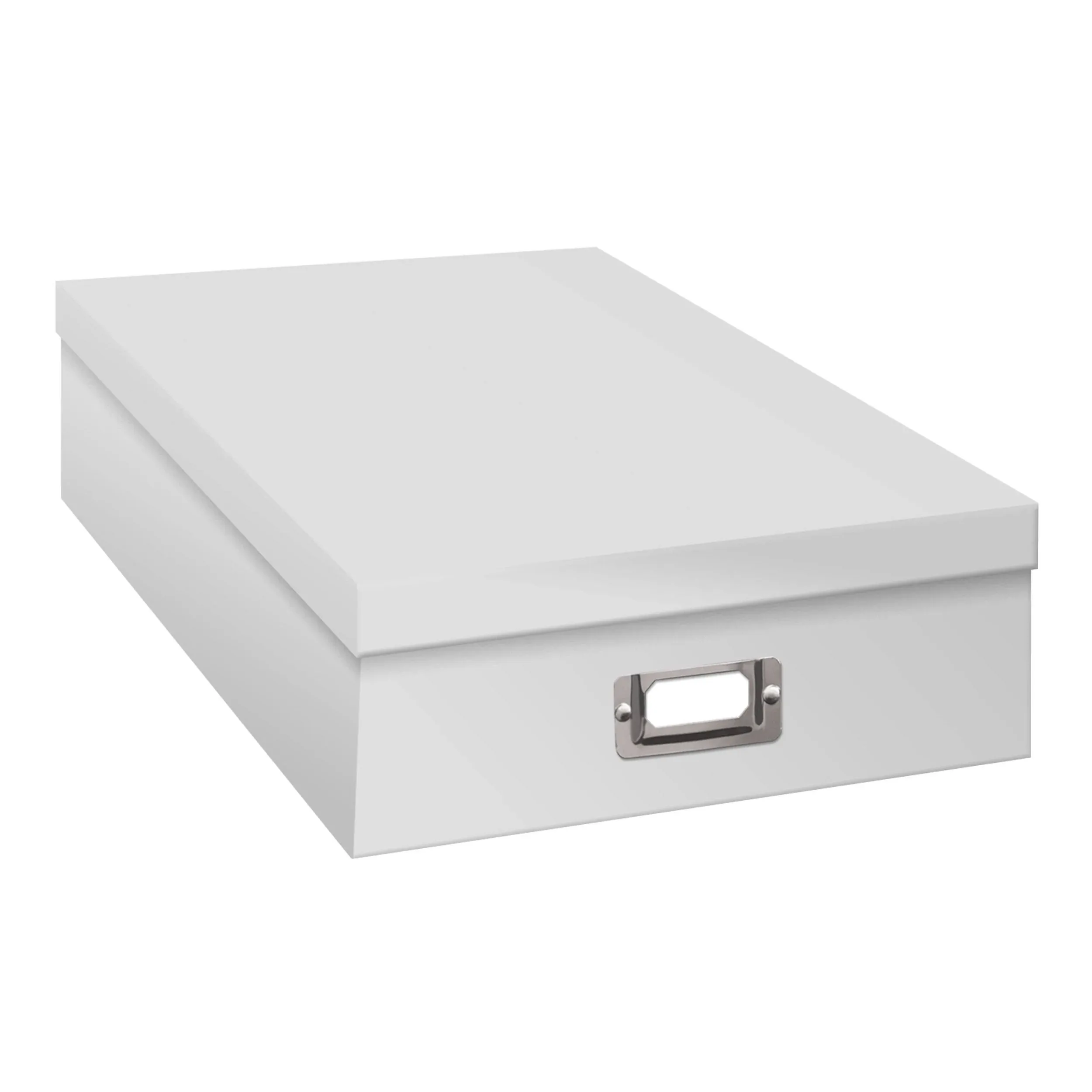 Pioneer Jumbo Scrapbook Storage Box, Crafters White, 14 3/4" x 13" X3 3/4"