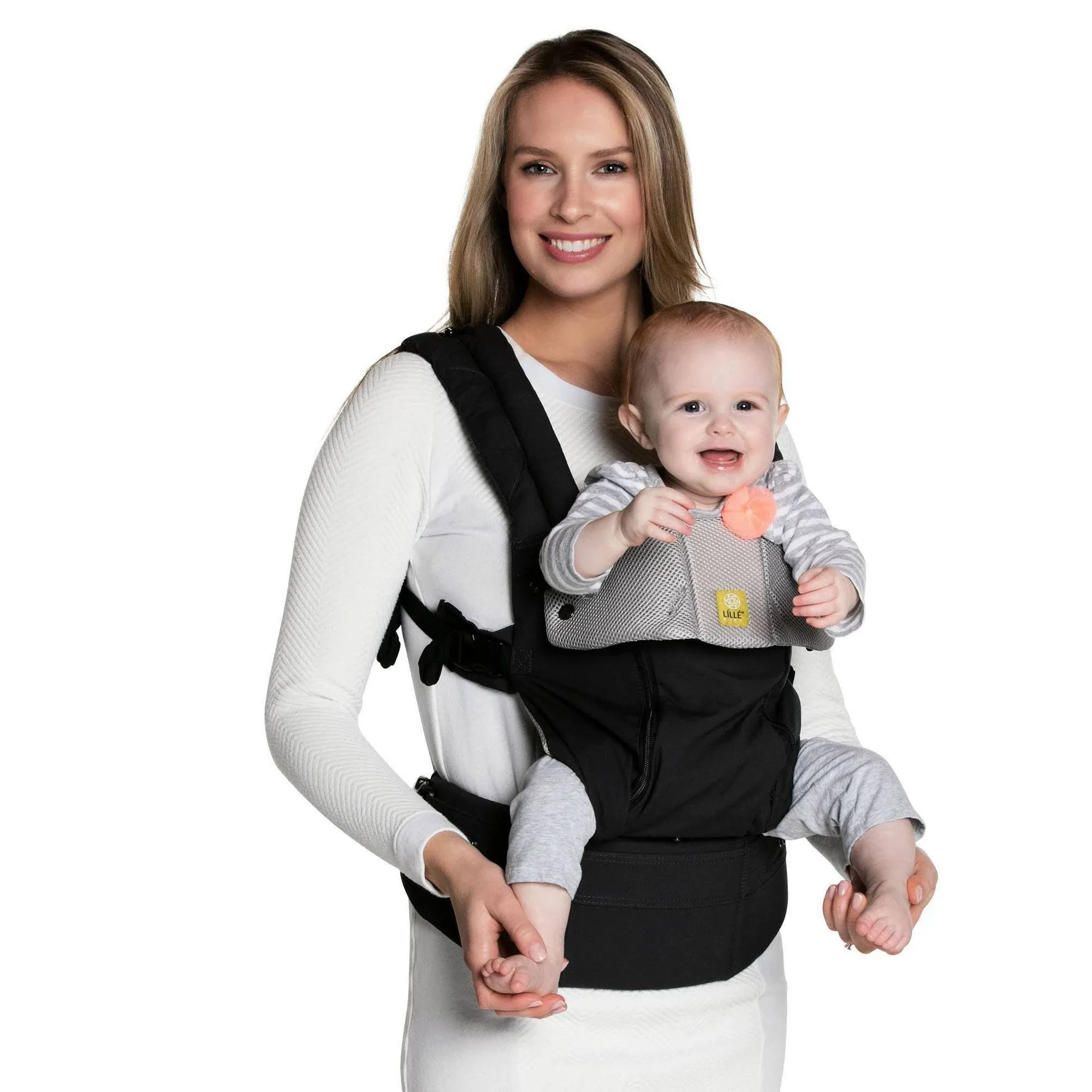 LILLEbaby Complete All Seasons Baby Carrier, Charcoal Silver