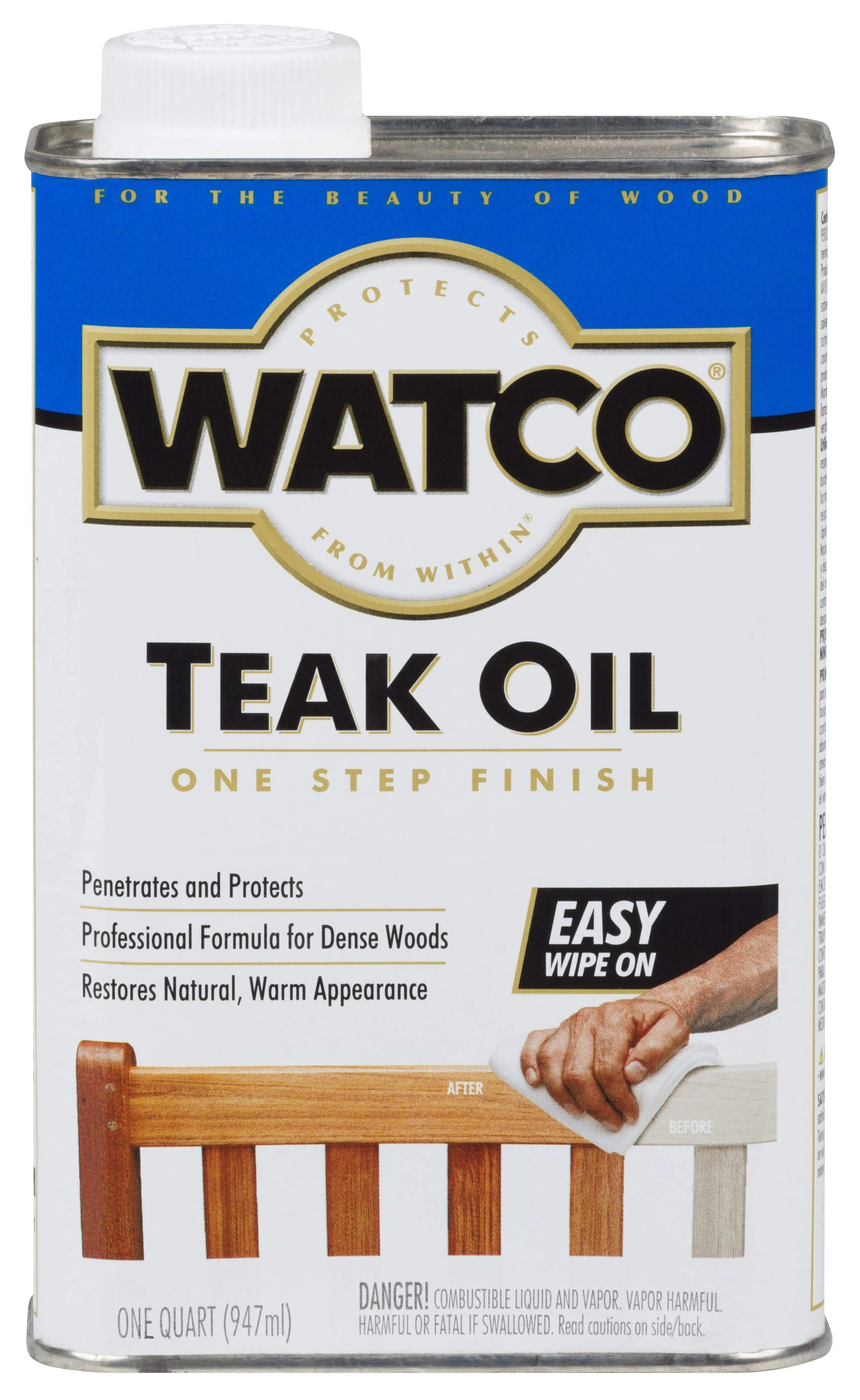 Rustoleum Watco 67141 Teak Oil Finish - 1 qt can