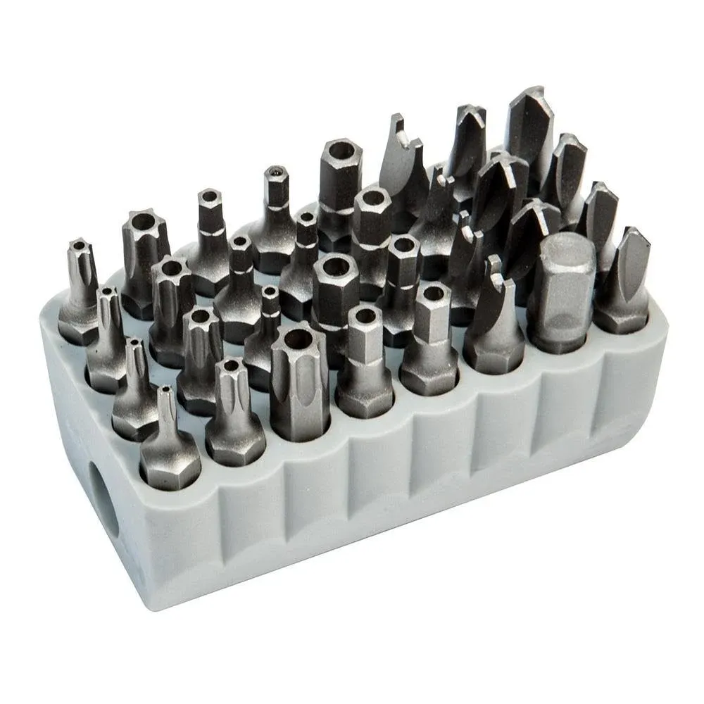 NEW Klein Tools 32525 32-Piece Tamperproof Bit Set WITH CASE