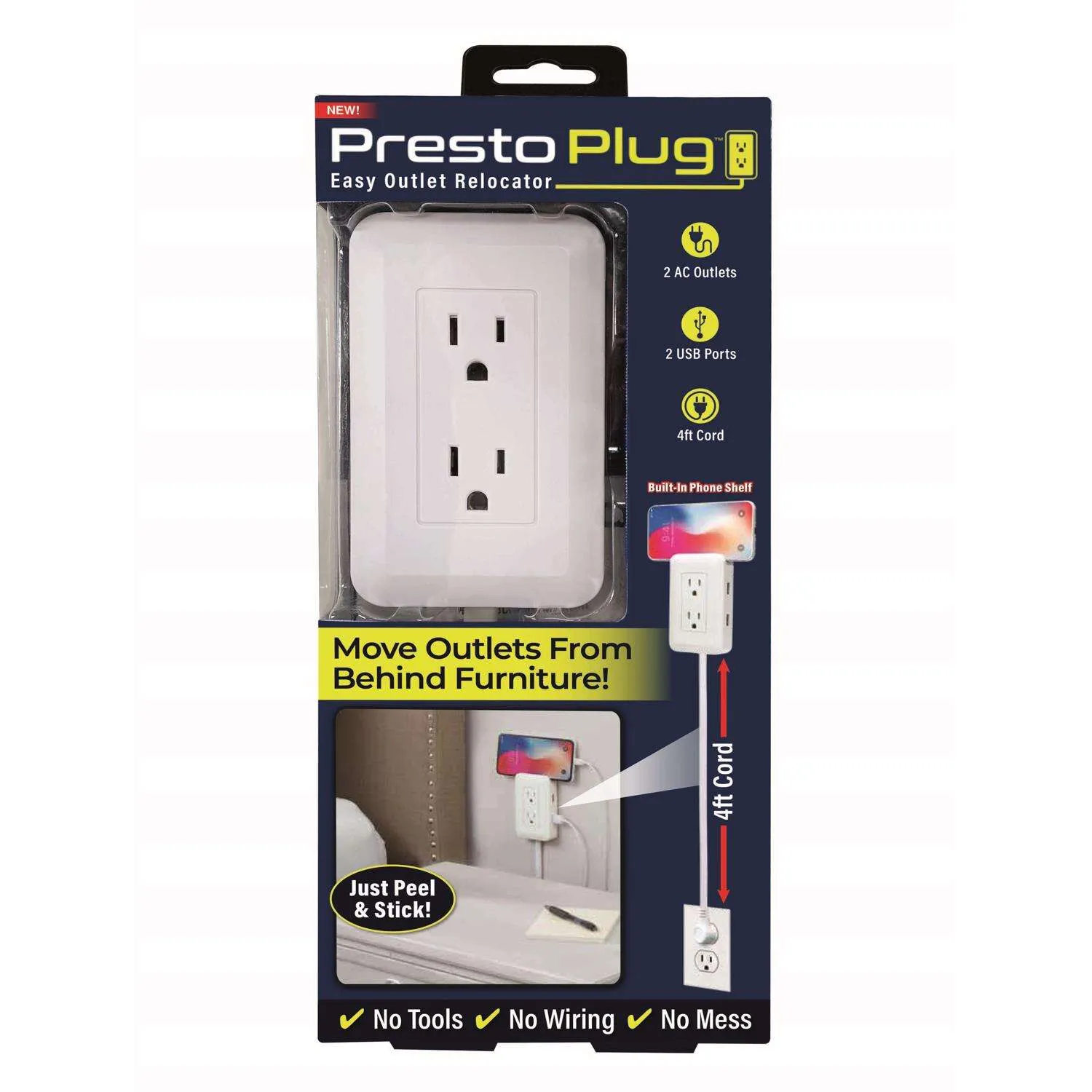 Presto Plug Outlet Extender