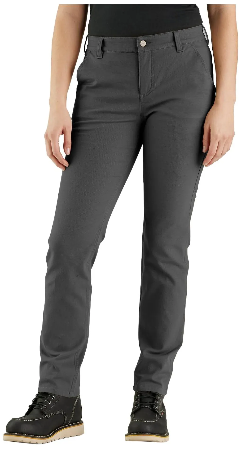 Carhartt Women's Canvas Work Pant - Relaxed Fit Rugged Flex | Shadow | 0