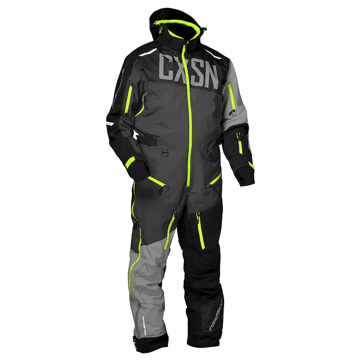 Castle x Freedom Monosuit CHARCOAL/SILVER/HI-VIS / LG