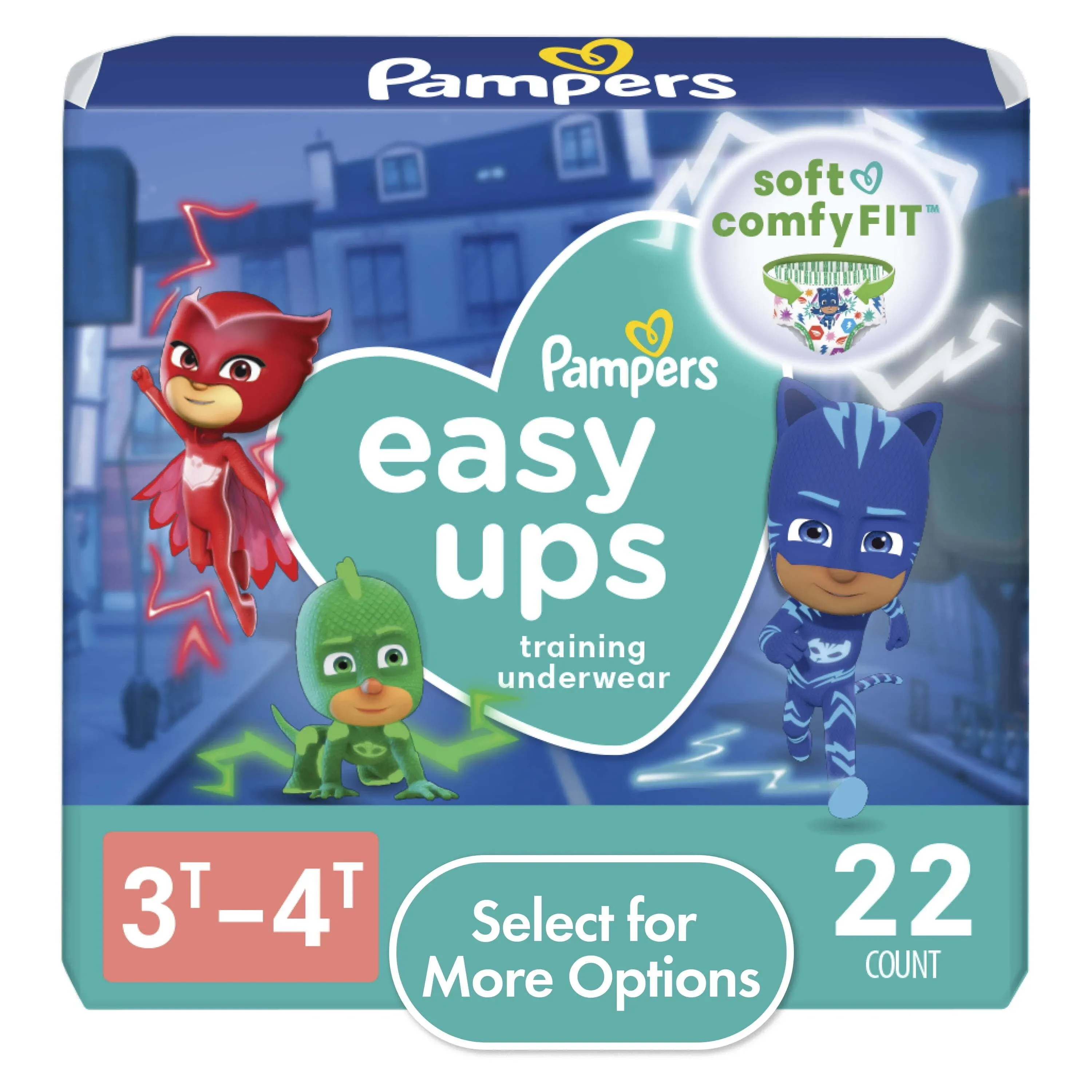 Pampers Easy Ups Boys Training Underwear - 3T - 4T 22 ct