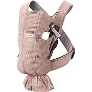 BabyBjörn Baby Carrier Mini - Dusty Pink, 3D Mesh