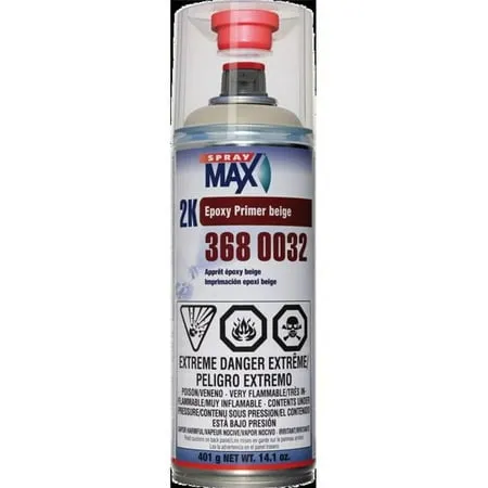 SprayMax 2K Epoxy Primer Black Aerosol