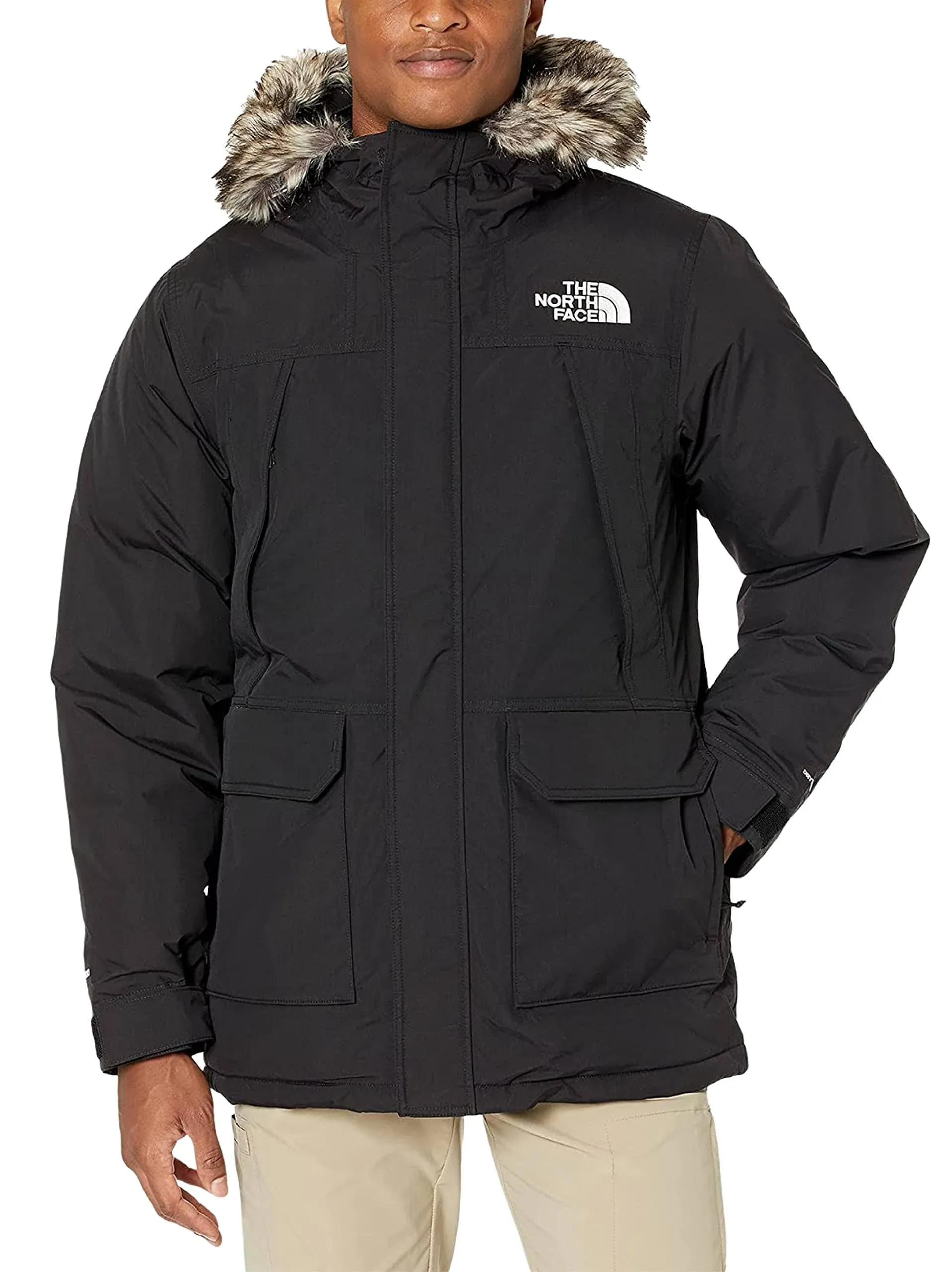 THE NORTH FACE Parka McMurdo para hombre, TNF negro, XL, Negro -