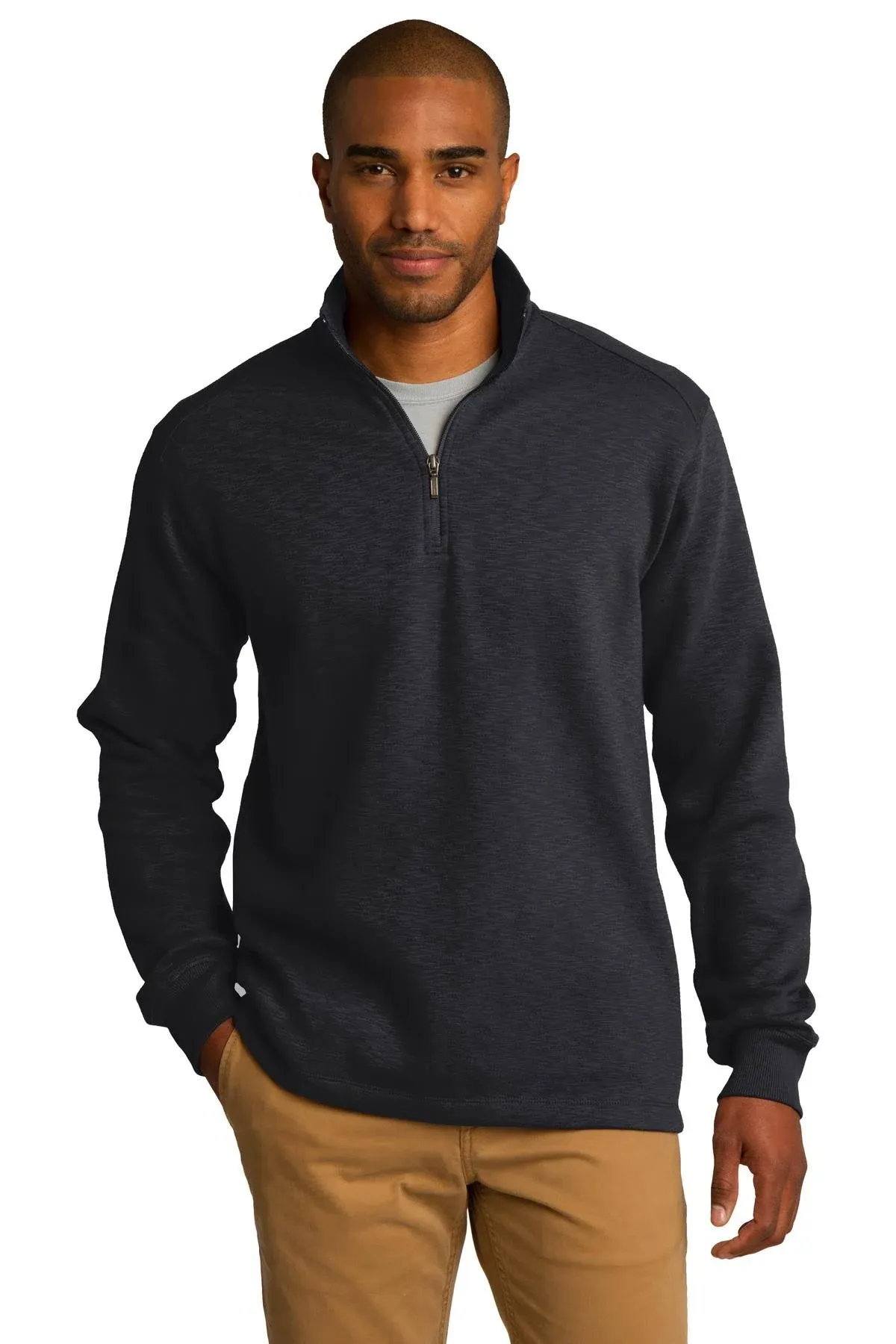 Port Authority Slub Fleece 1/4-Zip Pullover