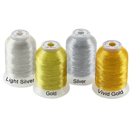 Brothread Metallic Embroidery Machine Thread Kit