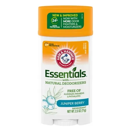 Arm & Hammer Essentials Solid Deodorant Clean Juniper Berry 2.5 oz 3 Pack