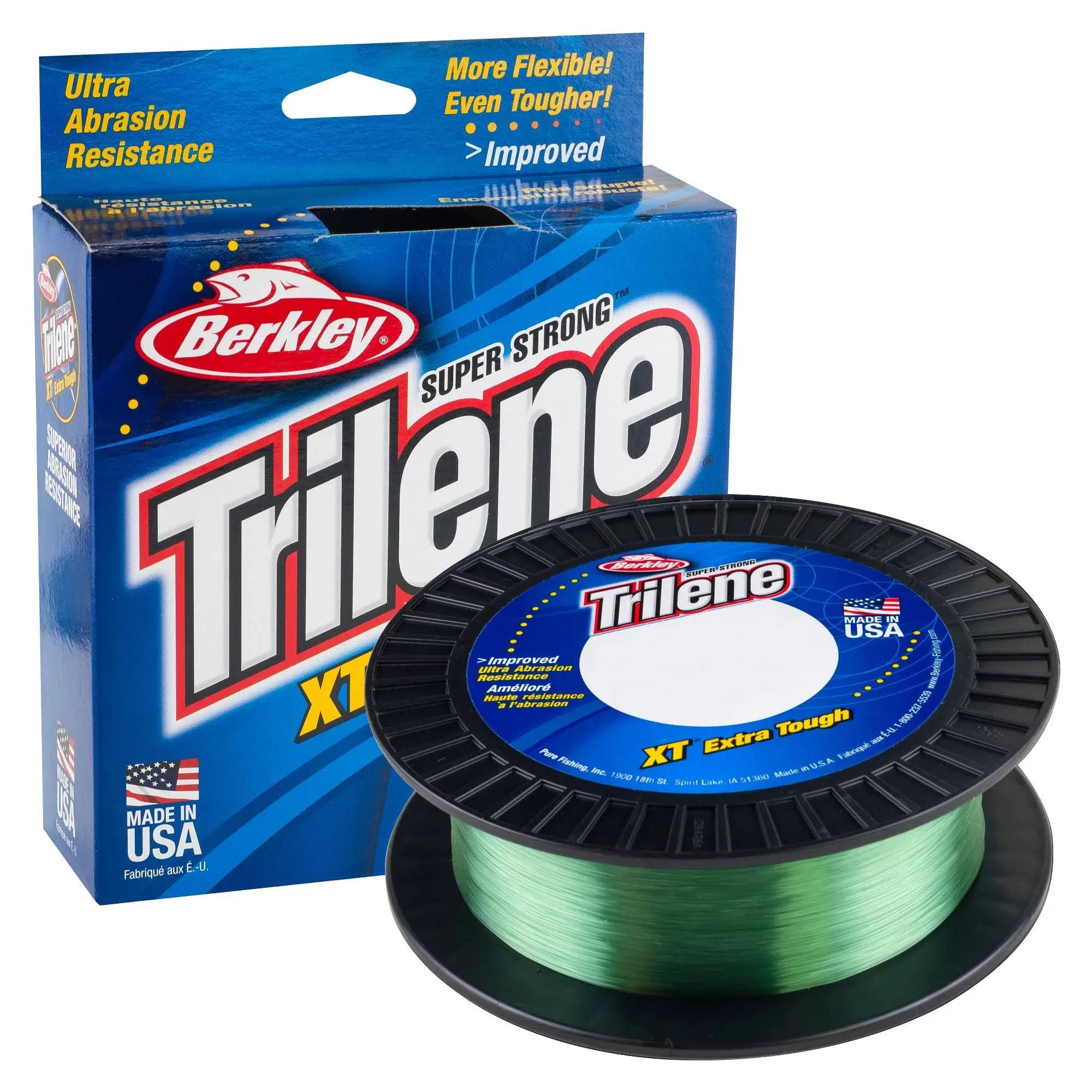 Berkley Trilene XT Monofilament 1000yds Low-Vis Green