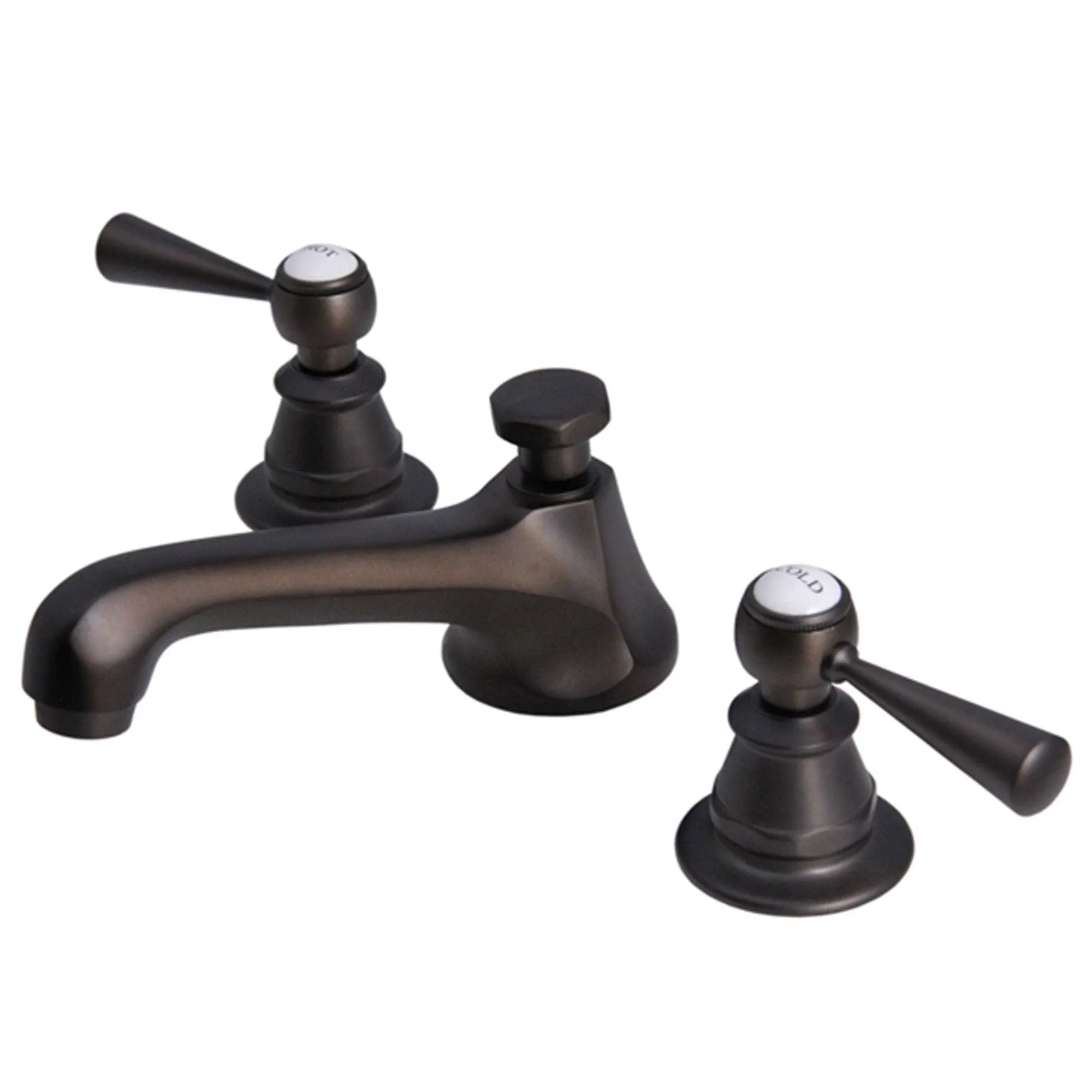 Water Creation American 20th Century Classic Widespread Lavatory Faucet With Pop Up Drain