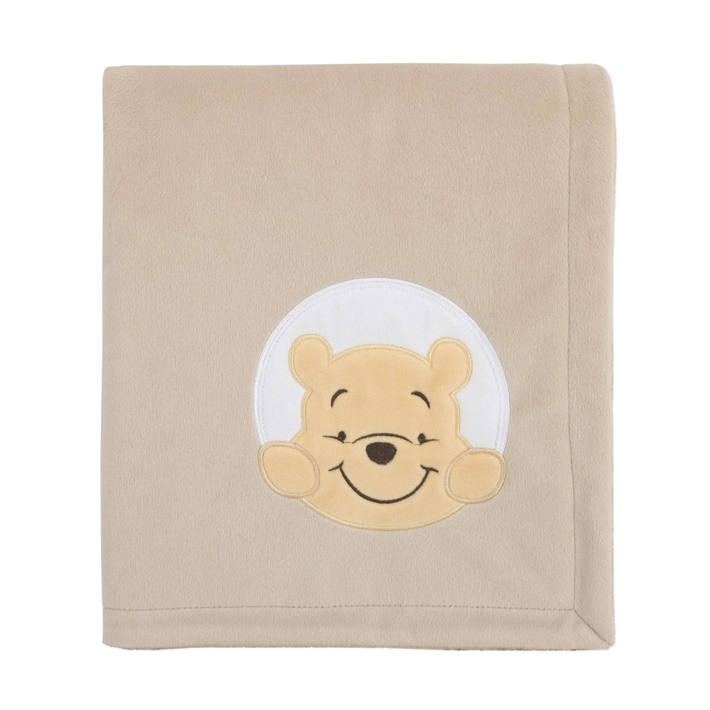 Disney Winnie The Pooh Hunny &amp; Me Baby Blanket Grey &amp; Marigold Super Soft