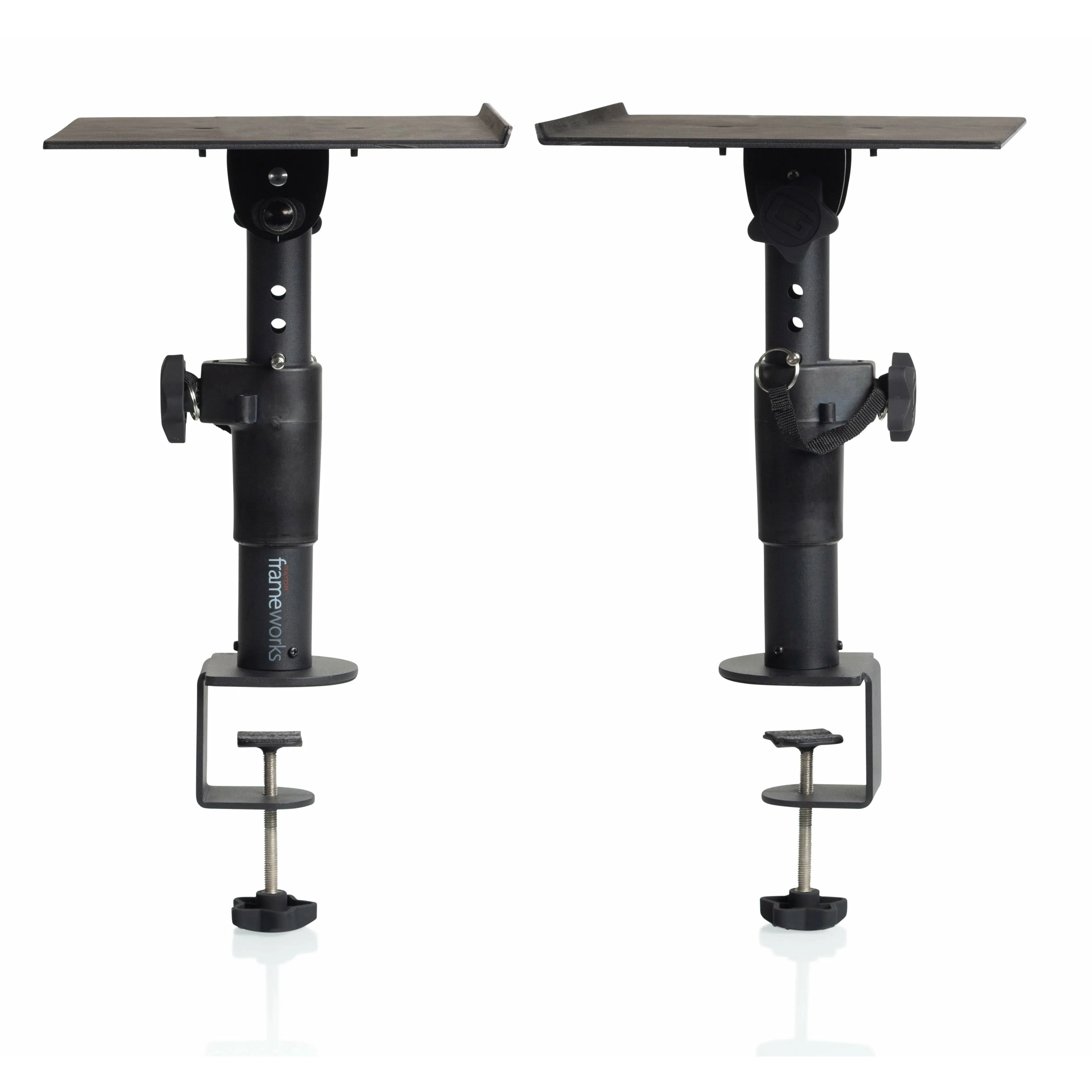 Gator Frameworks GFWSPKSTMNDSKCMP Clamp-On Studio Monitor Stand (Pair)