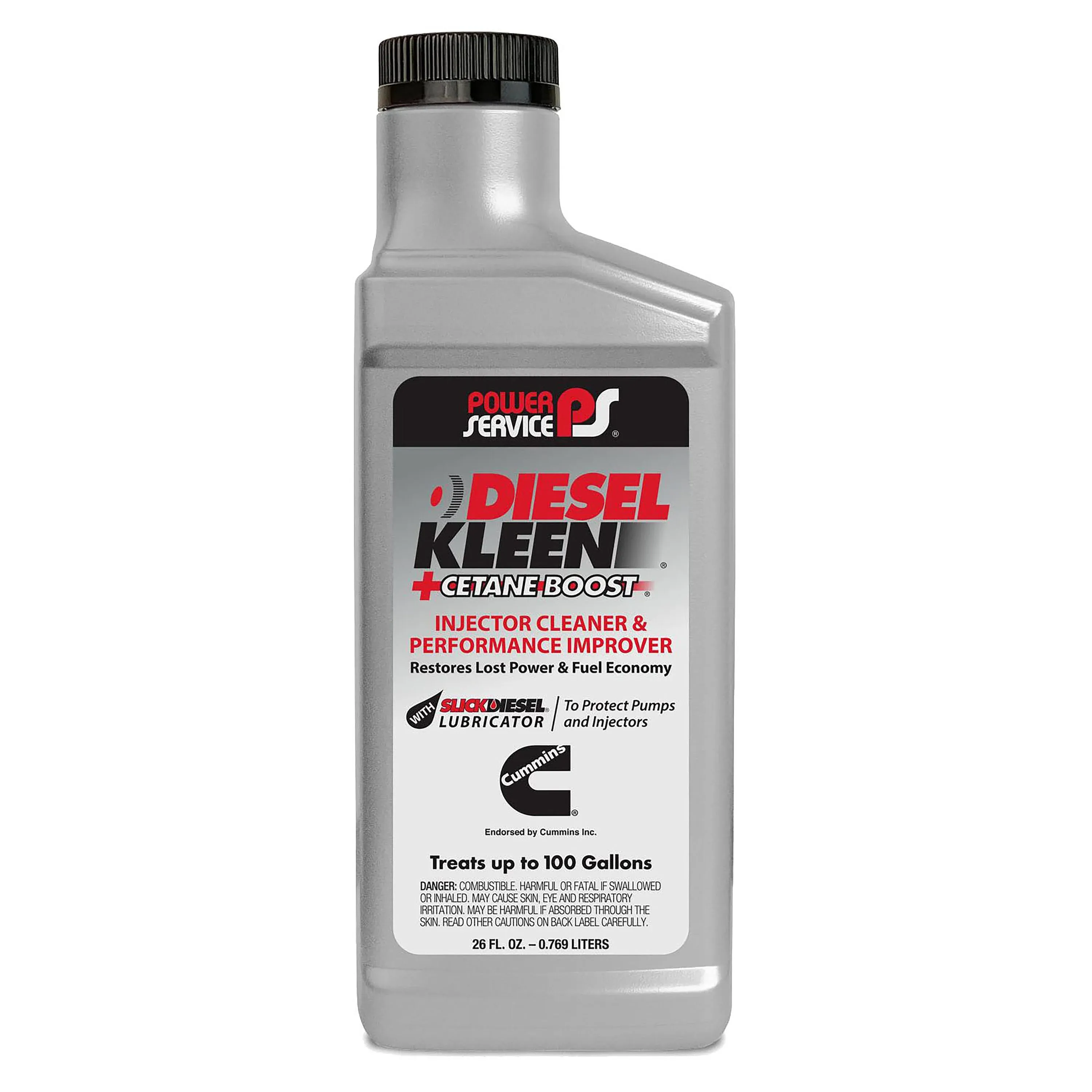 Power Service Diesel Kleen +Cetane Boost Diesel Fuel Injector Cleaner 26 oz