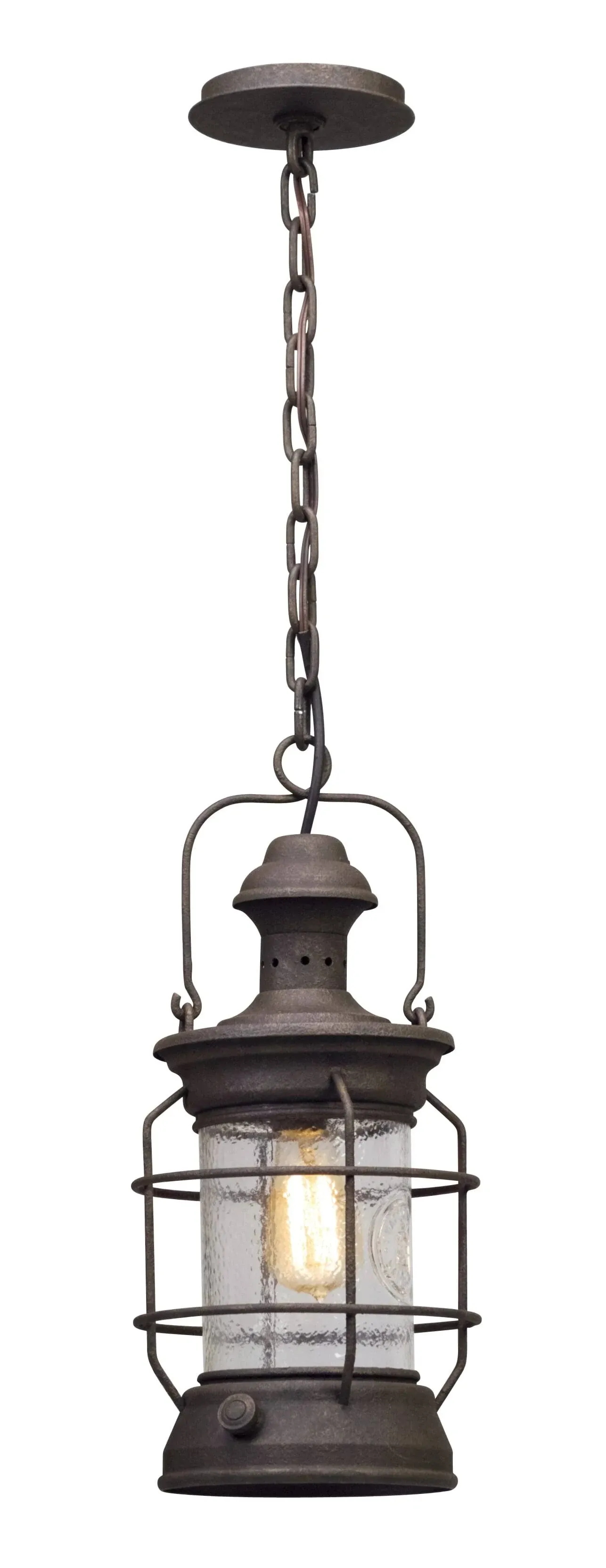 Atkins 1 Light 8 inch Heritage Bronze Outdoor Pendant