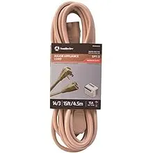 35363323 3536SW3323 CORD, A/C 14/3 15' SPT-3 BEIGE, 15-Feet