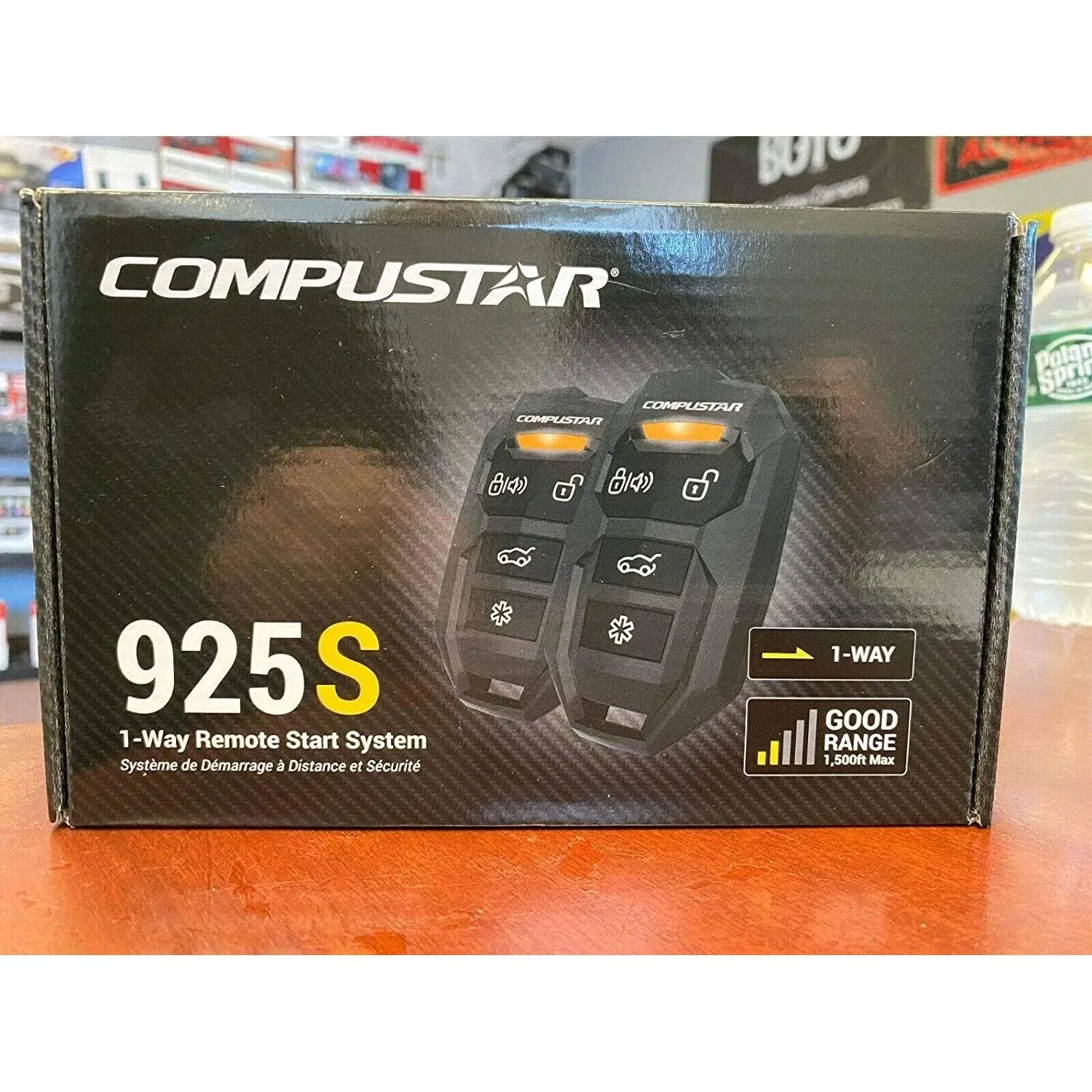 Compustar CS925S 4-Button 1 Way Remote Start System (up to 1500' Range)