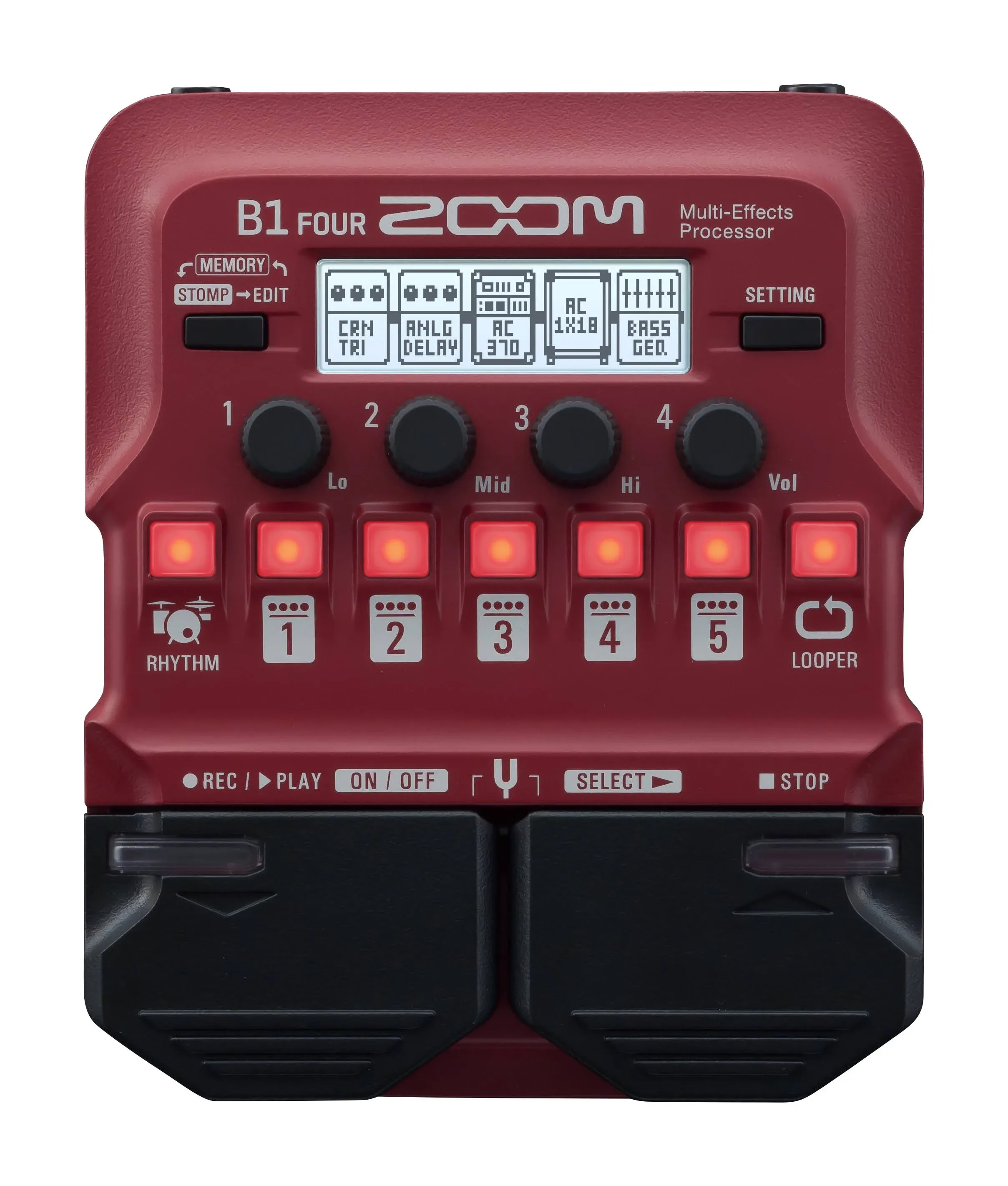 Zoom B1 FOUR Bass Multi-Effects Processor