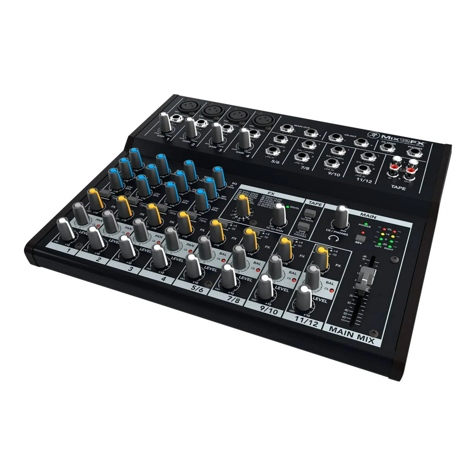 Mackie Mix12FX - 12 Channel Compact Mixer with Effects