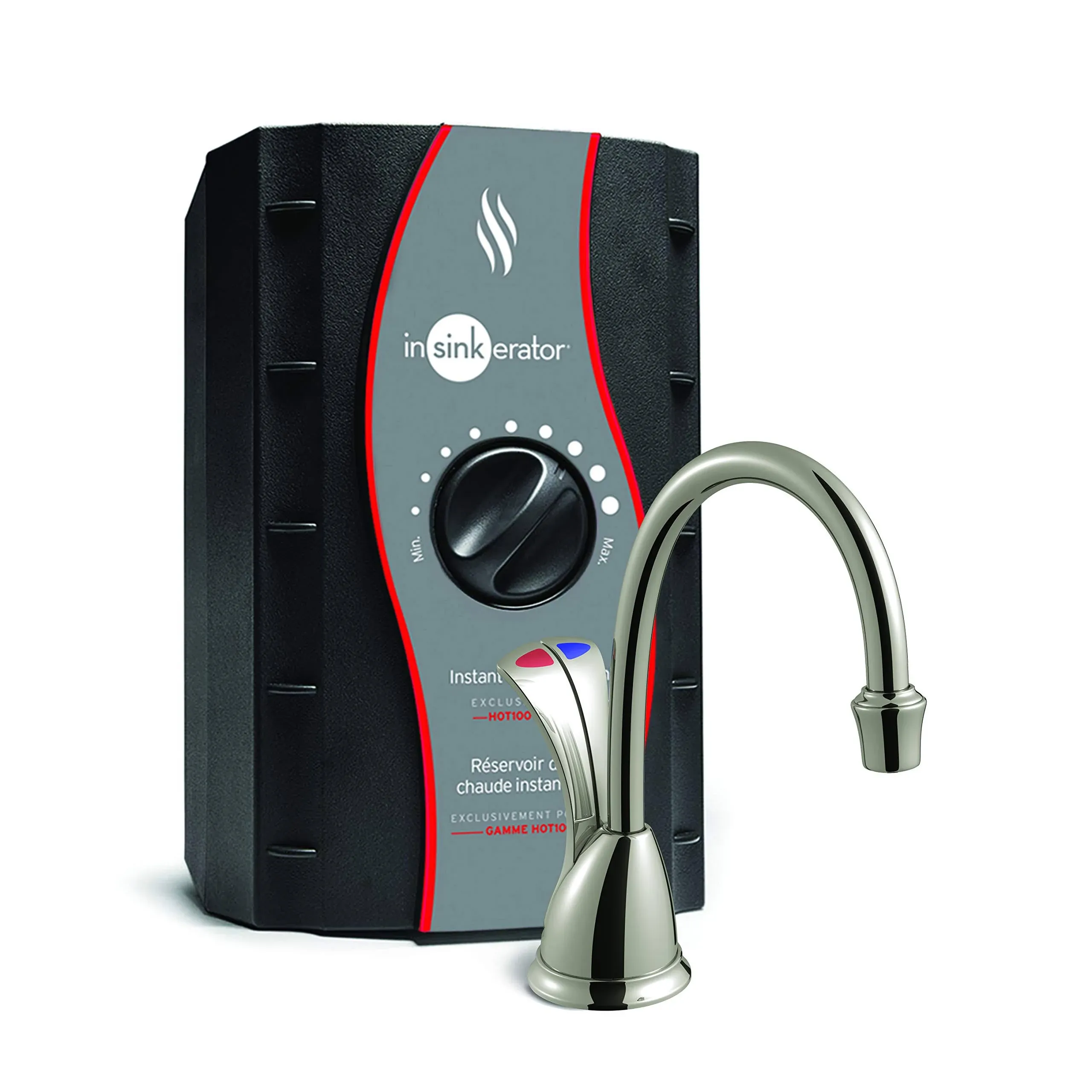 Insinkerator HC-WAVESN-SS Wave Satin Nickel Instant Hot/Cold Water Dispenser