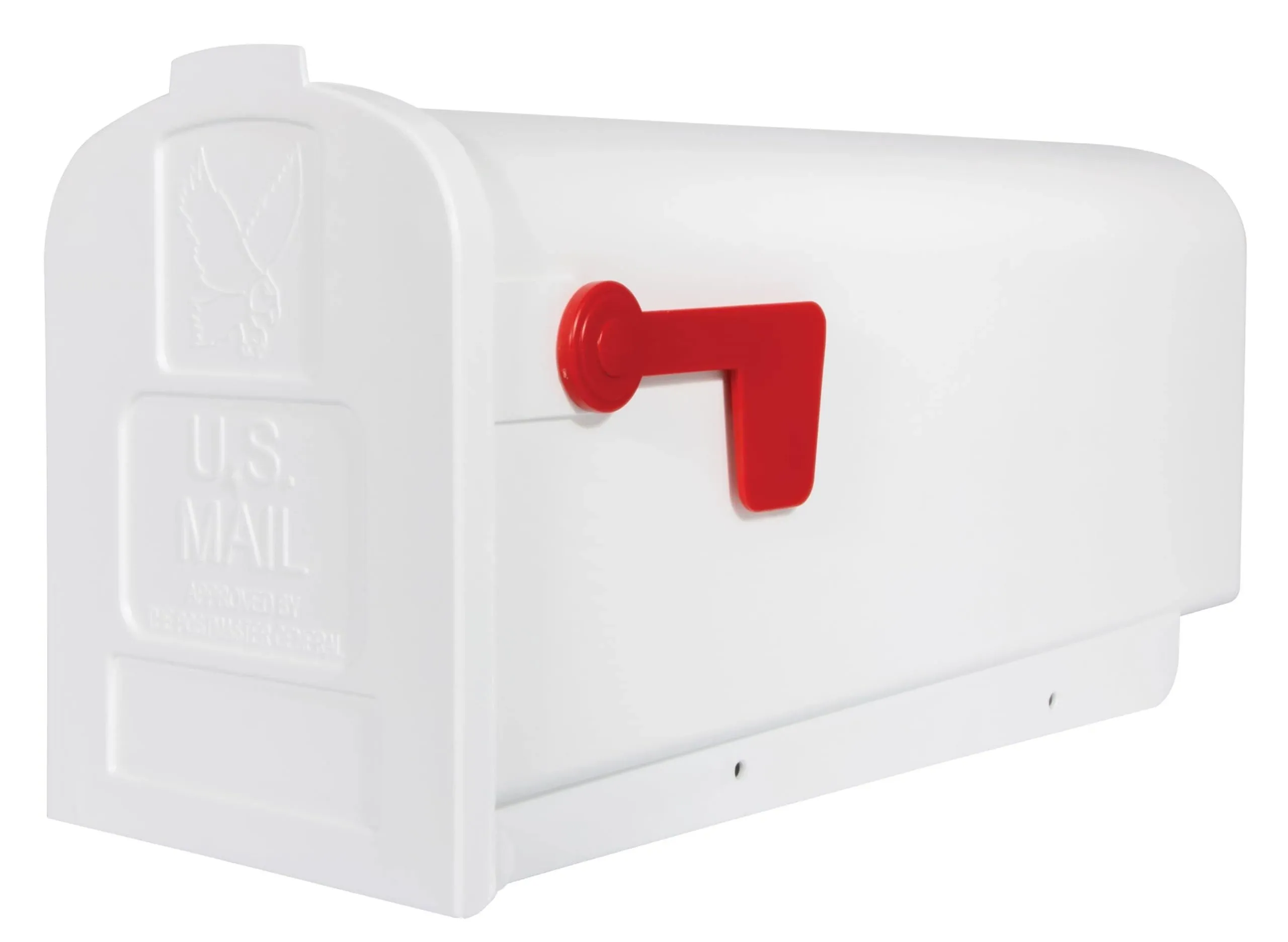 Gibraltar Mailboxes Plastic Black Mailbox