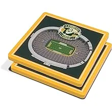 Green Bay Packers 3D StadiumViews Coaster Set