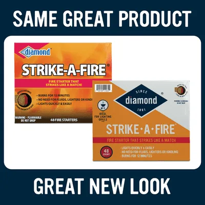 Diamond Strike-A-Fire Starters, 48