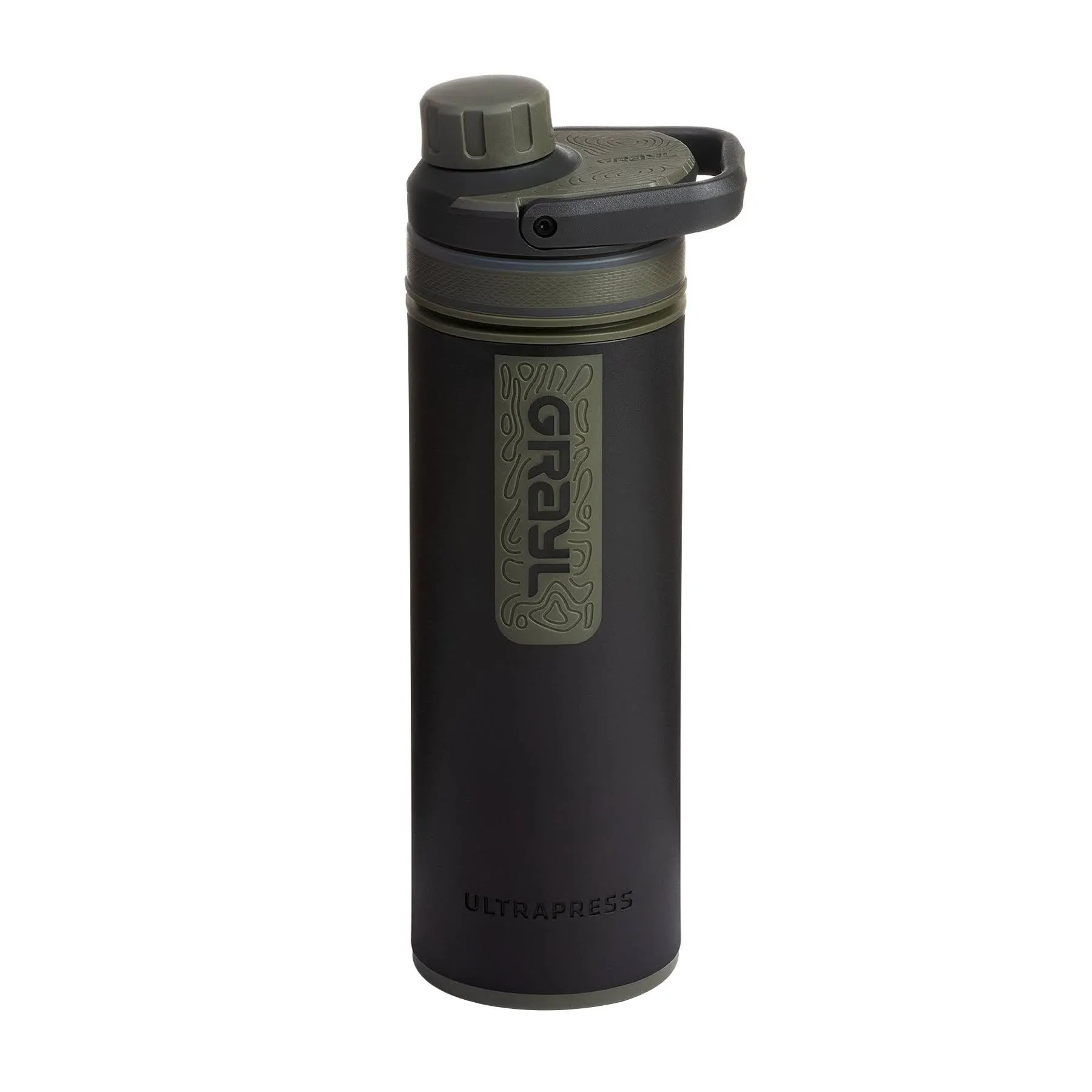 Grayl UltraPress Purifier Bottle - Camp Black