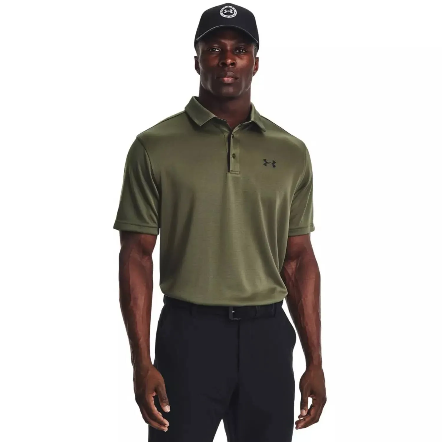 Under Armour Men's Tech Golf Polo , Red (600)/Graphite, Large