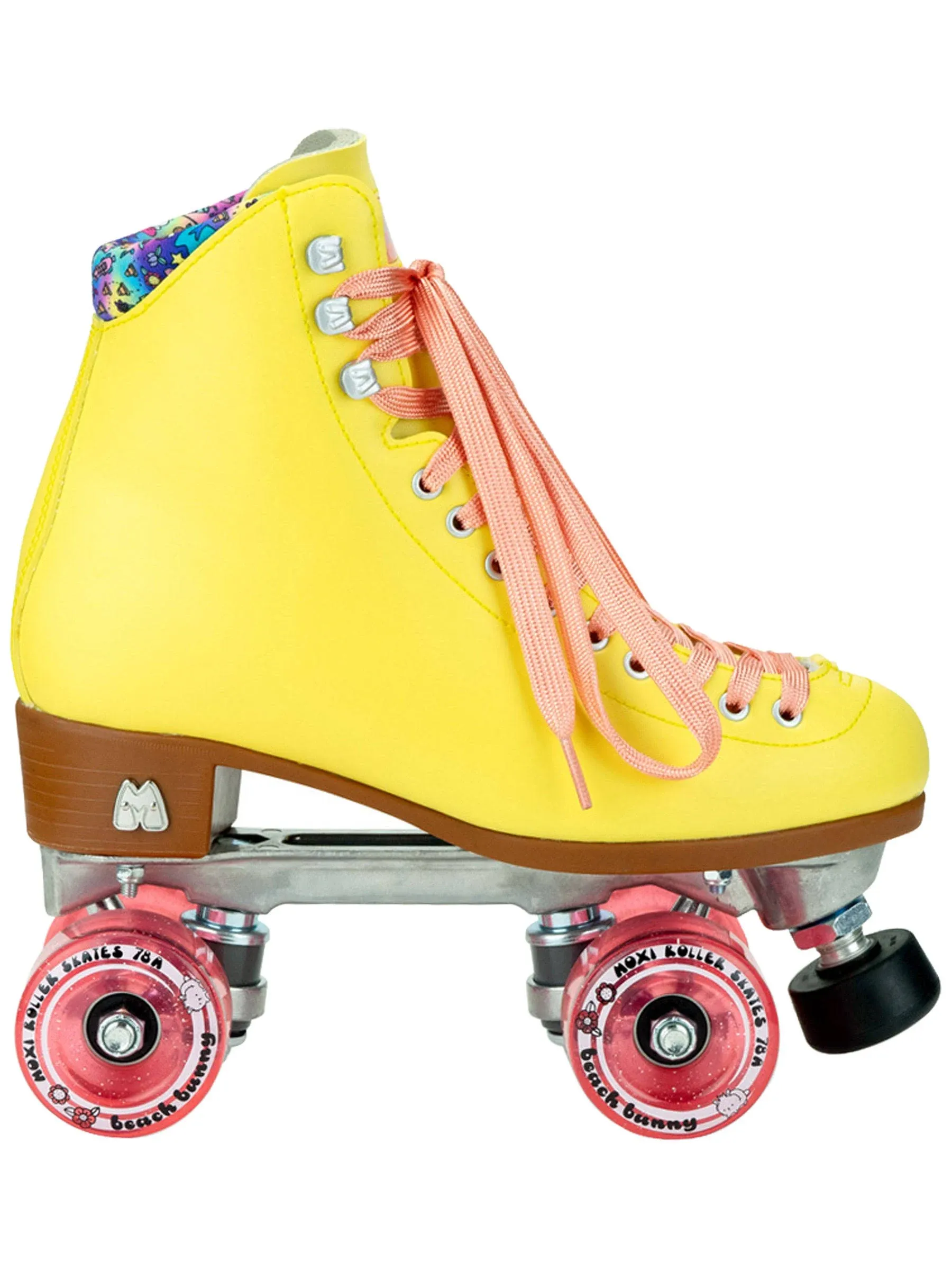 Moxi Beach Bunny Yellow Strawberry Lemonade Quad Roller Skates