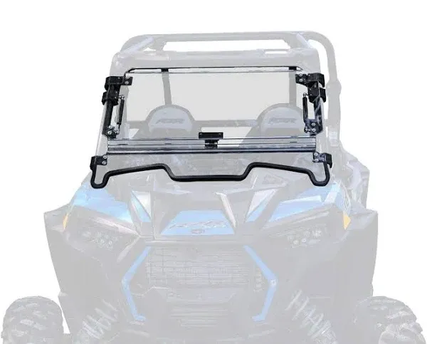 Polaris RZR XP 1000 Scratch Resistant Flip Windshield by Superatv