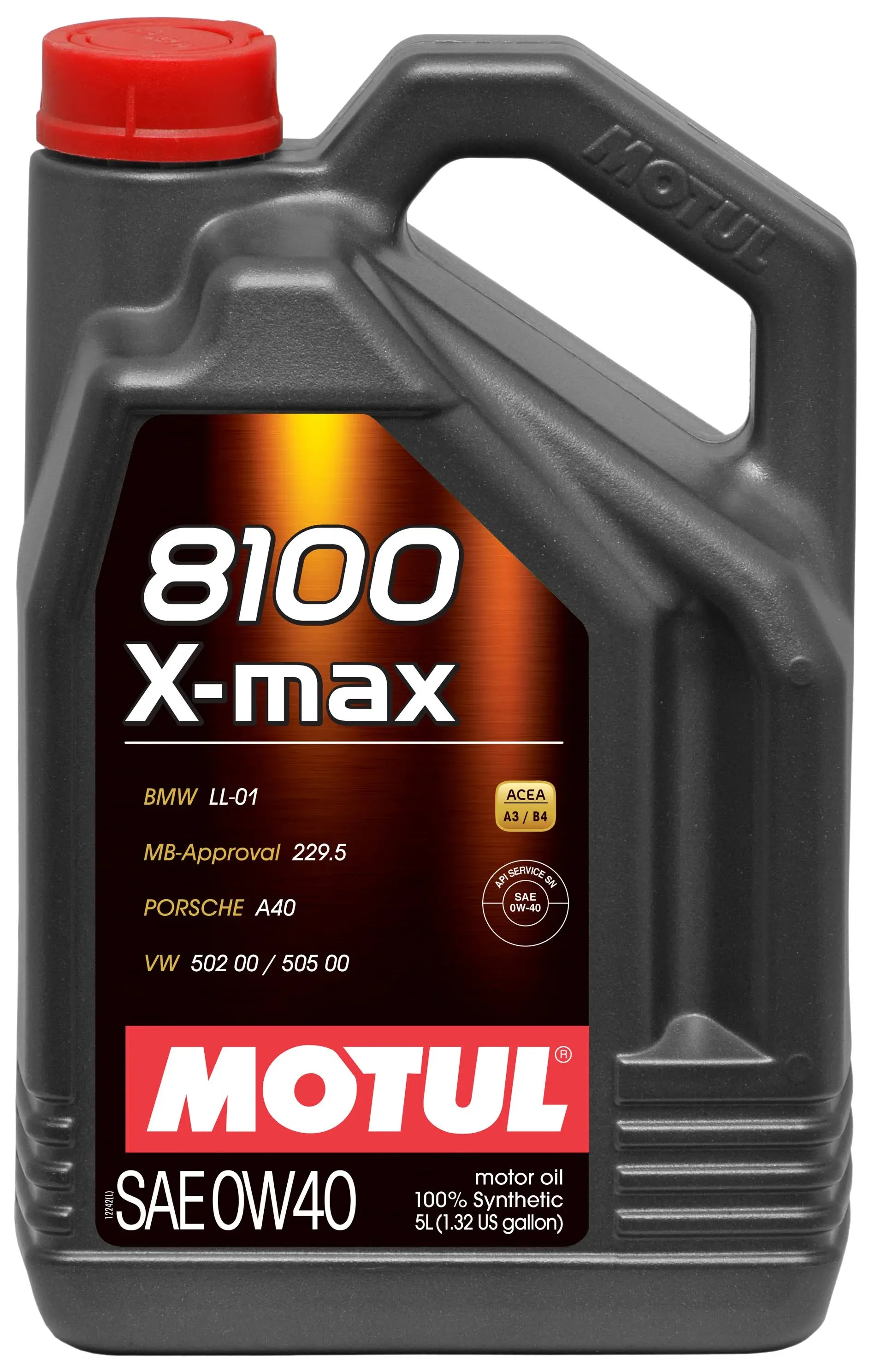 Motul 104533 8100 X-max 0W40 - 5L - Synthetic Engine Oil