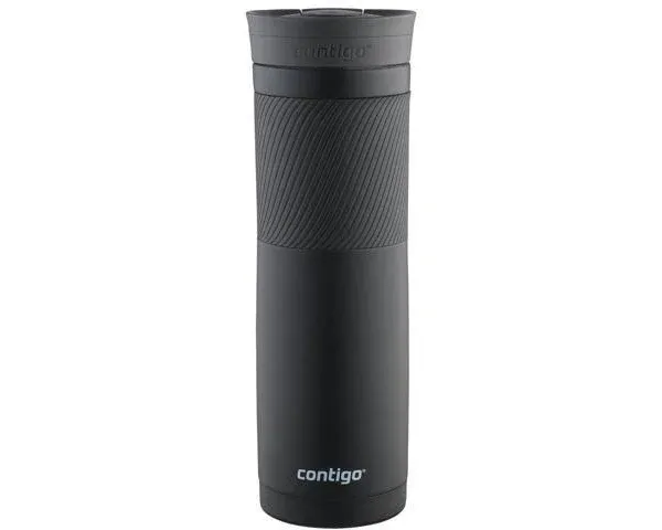 Contigo SnapSeal Byron Stainless-Steel Travel Mug, Black - 24 oz