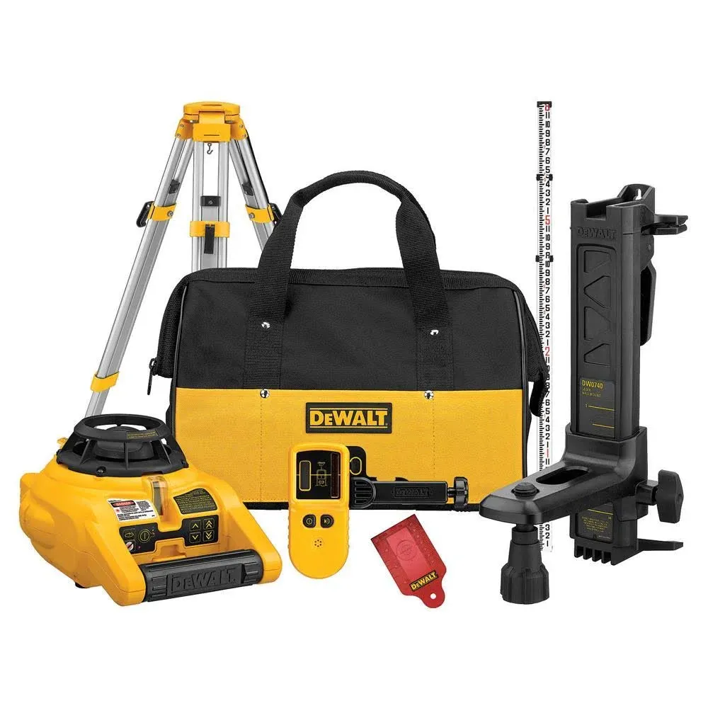 DeWalt DW074KDT Self-Leveling Int/Ext Rotary Laser Kit