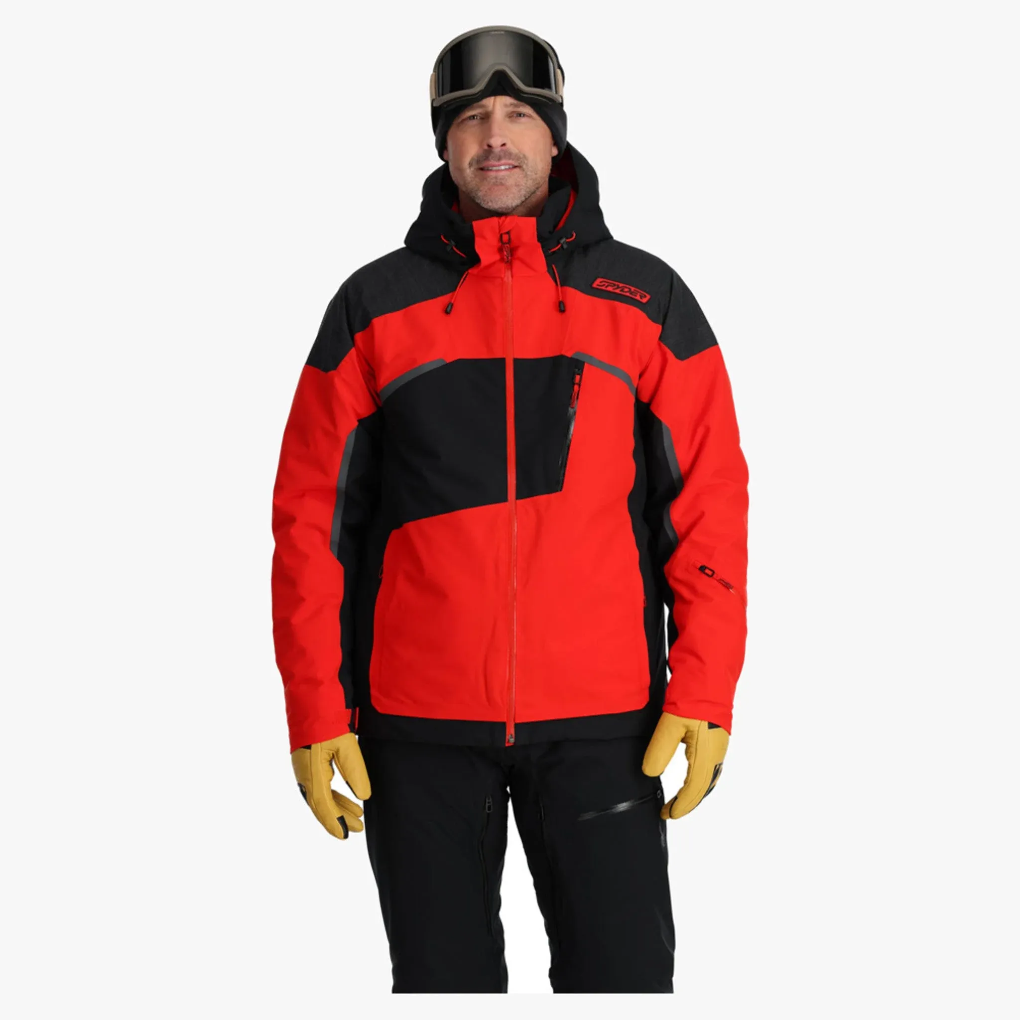 Spyder Leader Jacket - Men's L Volcano