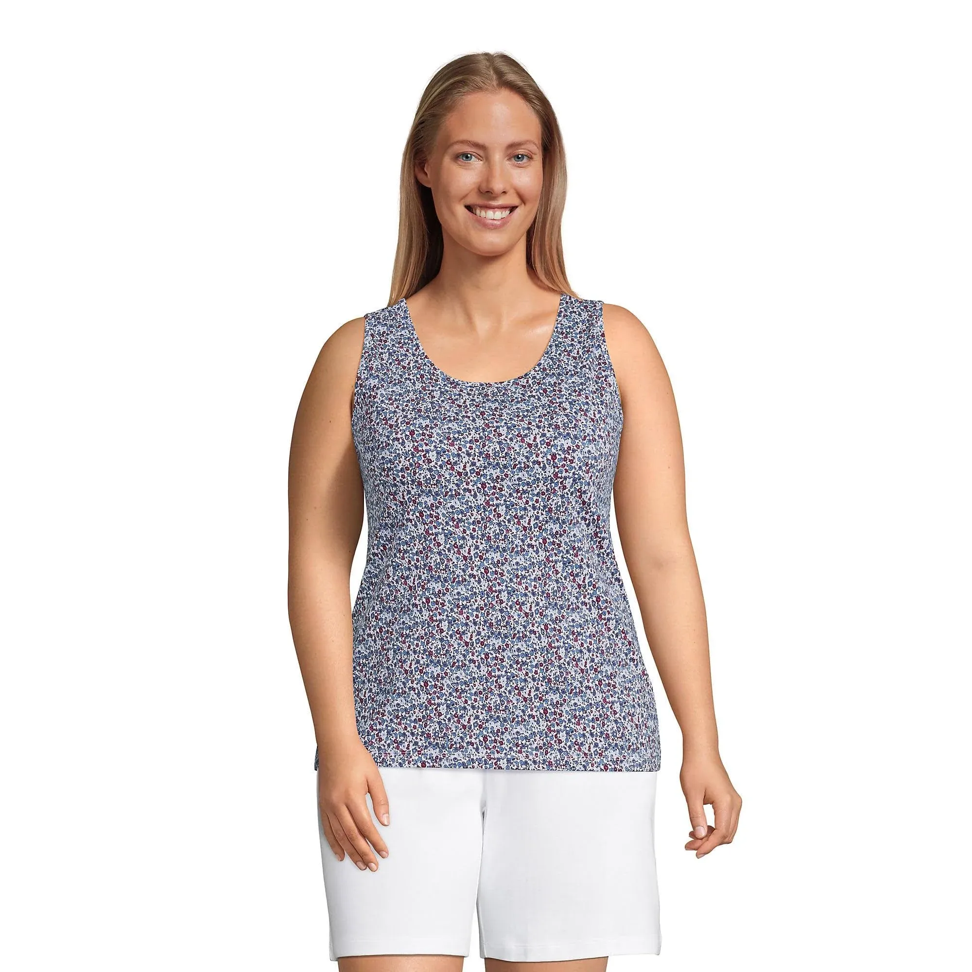 Women's Plus Size Cotton Tank Top