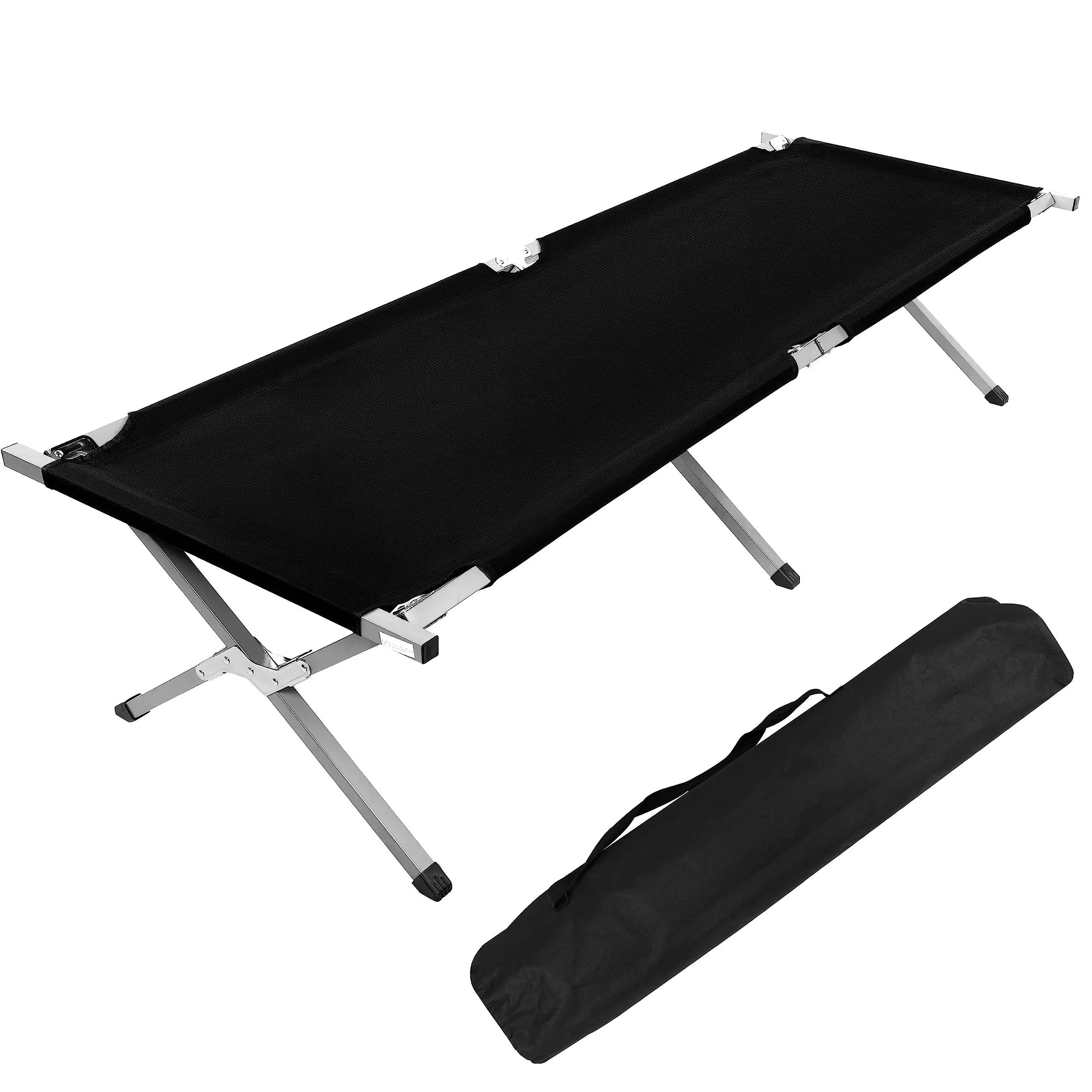 YSSOA Folding Camping Cot with Storage Bag for Adults, Portable and Lightweight Sleeping Bed for Outdoor