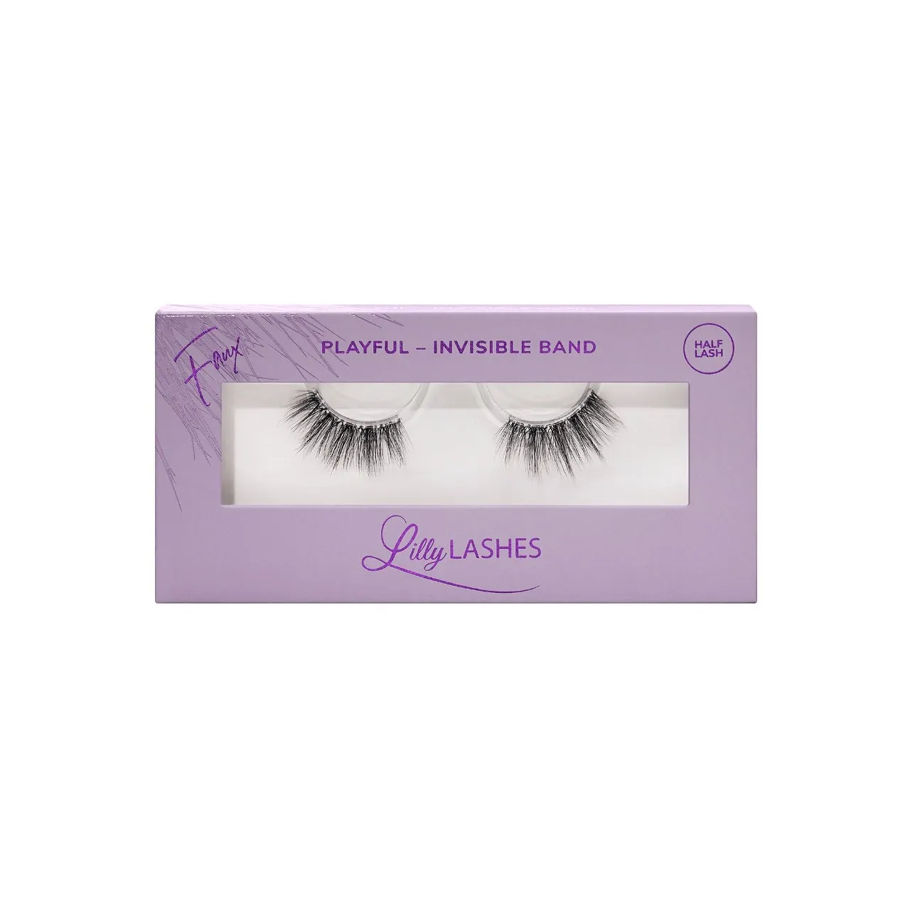 Lilly Lashes Sheer Half Band False Eyelashes Playful