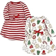 Touched by Nature Baby Girls Dresses Infant And Toddler Organic Cotton Short-Sleeve Long-Sleeve Christmas Cookies, 0-3 Months, Christmas Cookies, 0-3 Months USTouched by Nature Baby Girls Dresses Infant And Toddler…