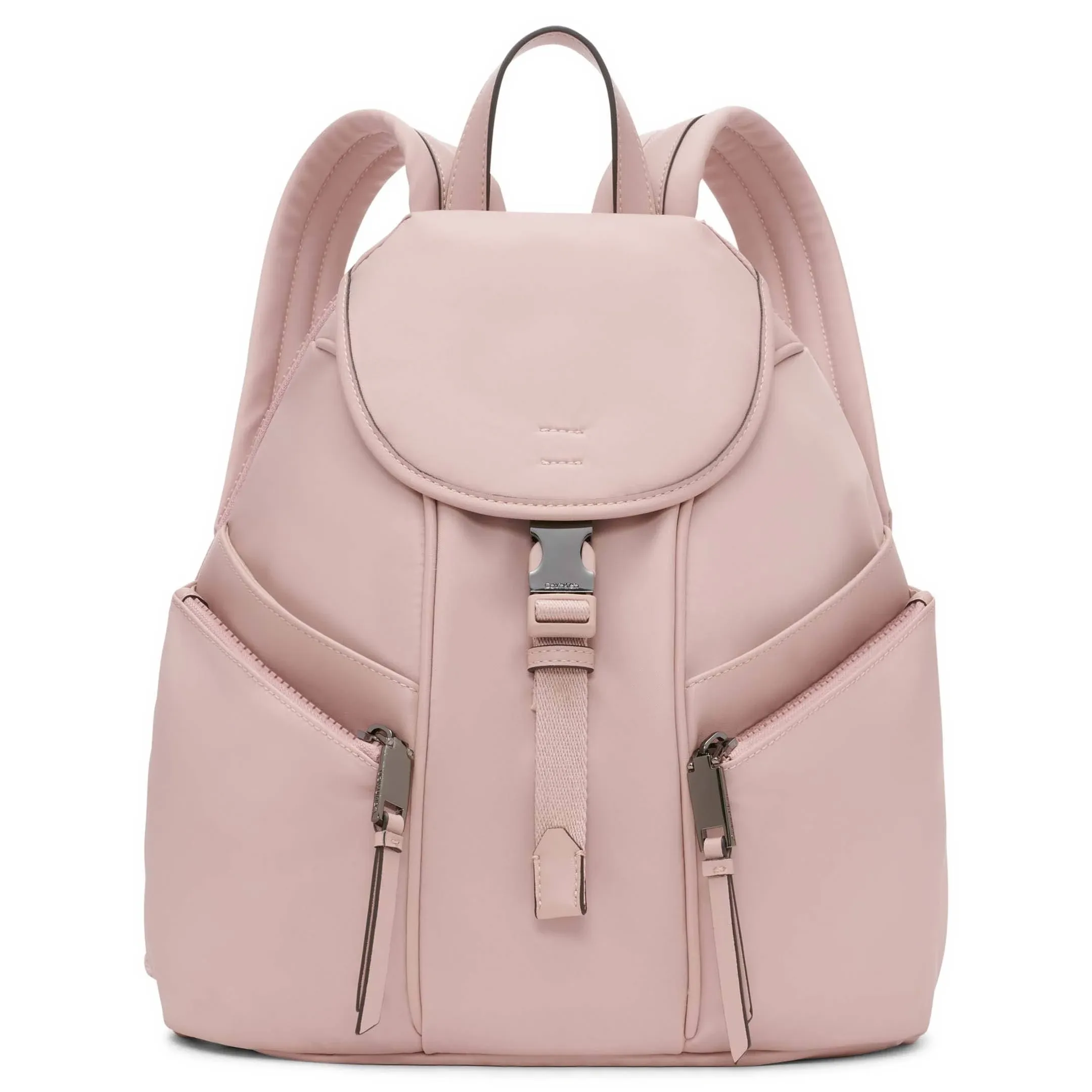 Shay Nylon Front Buckle Zip Around Backpack Rosewood Women&#x27;s Bag