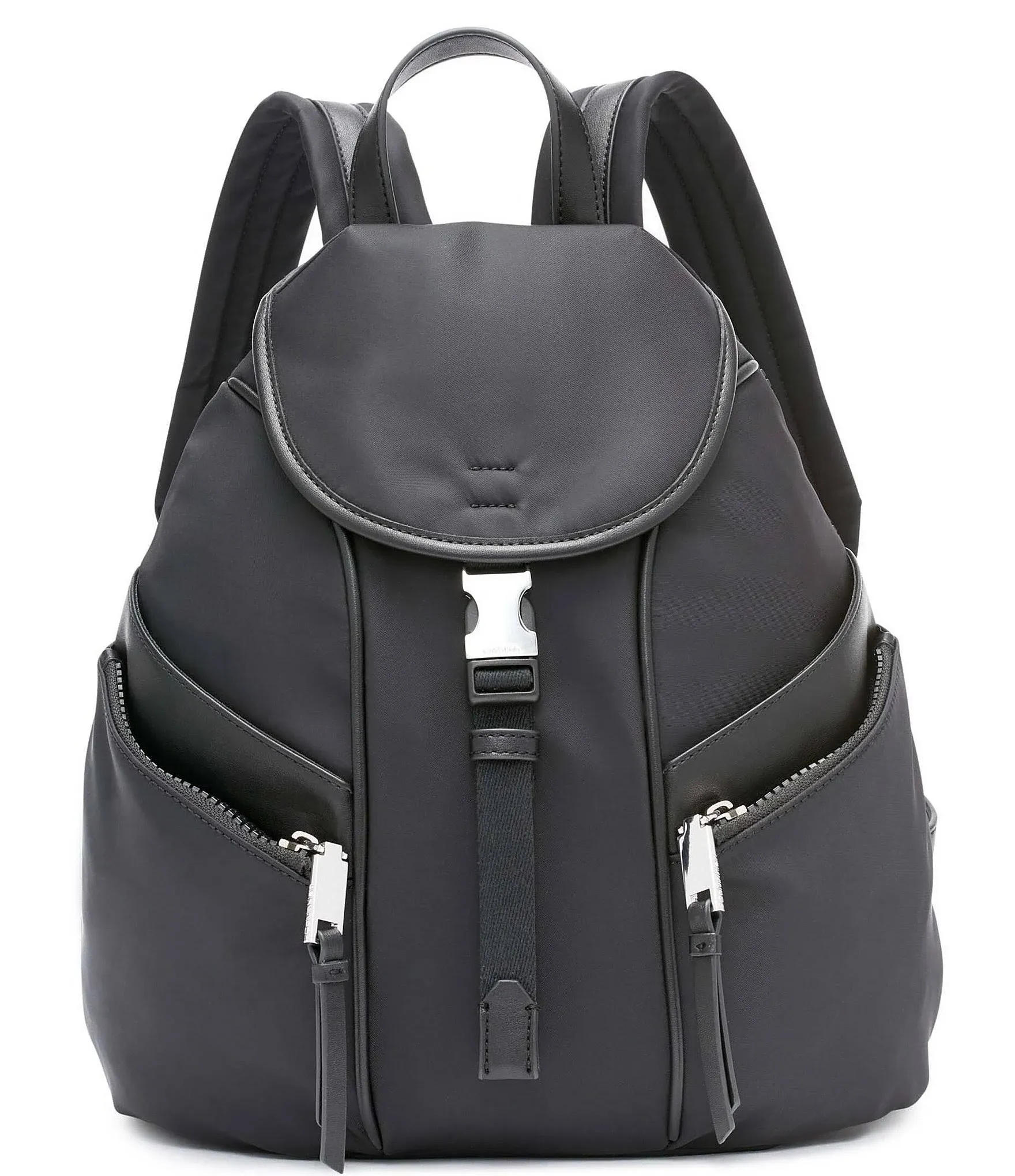 Shay Nylon Front Buckle Zip Around Backpack