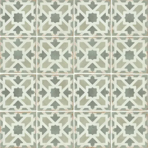 Casablanca 5" x 5" Matte Ceramic Tile in Malik by Bedrosians