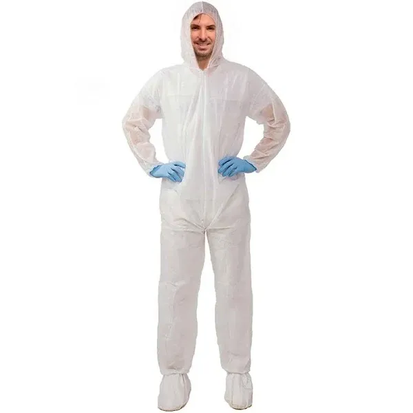 Tiger Tough Light Duty Disposable Coveralls for Men