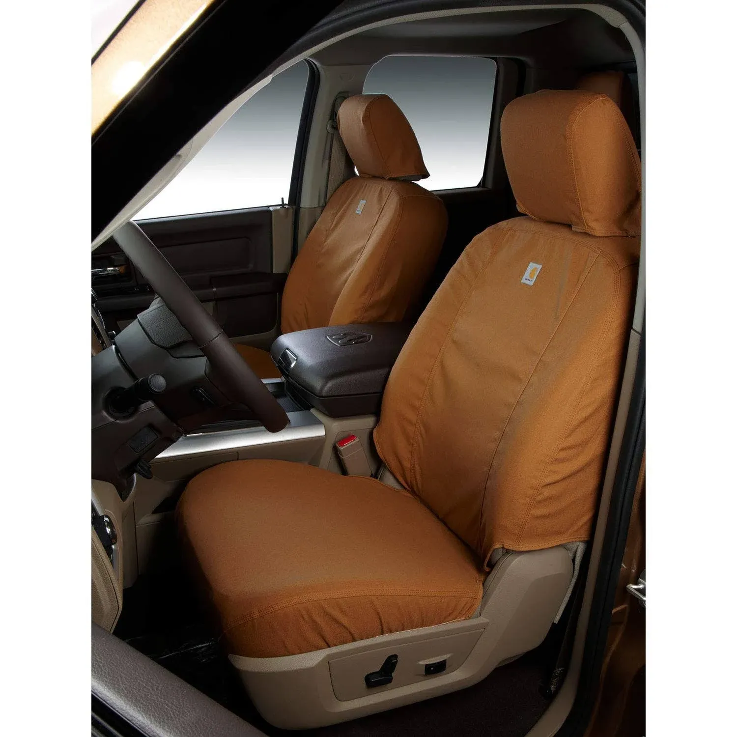 Covercraft SSC2412CABN Seat Cover, Carhartt Brown