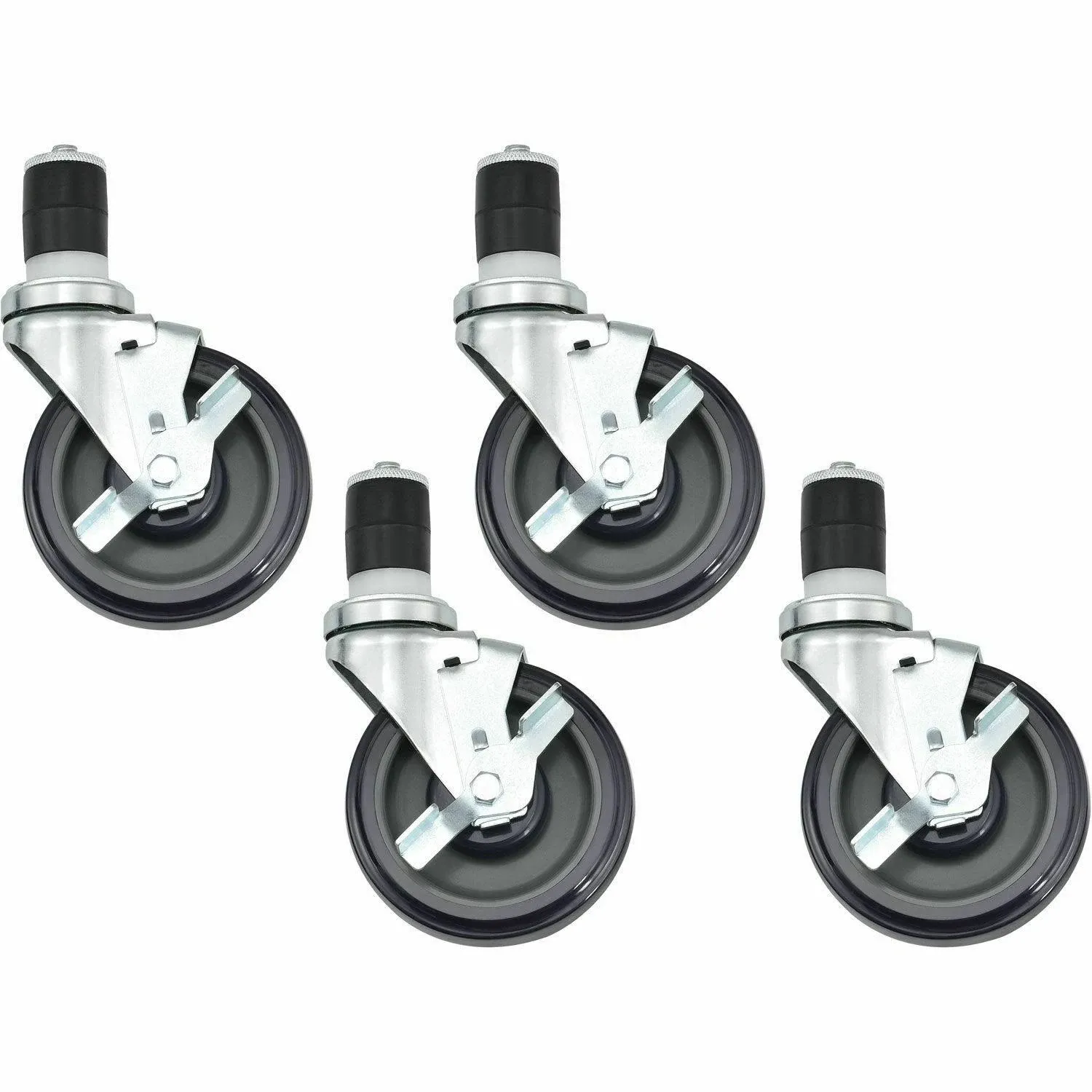 Amgood AMG 5CASTERS 5in Casters for Stainless Steel Work Table. Wheels