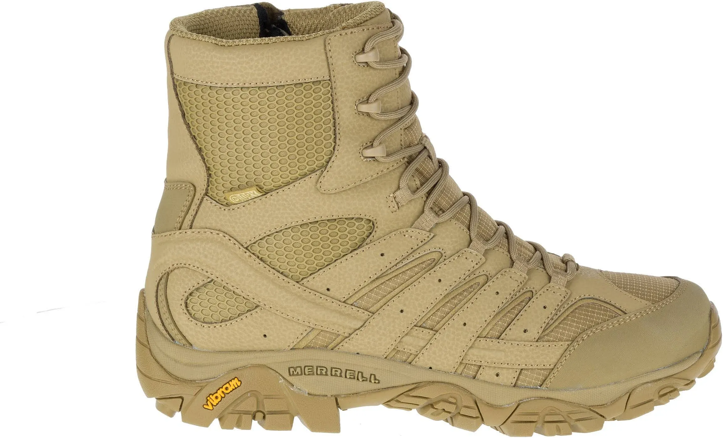 Merrell Men's Moab 2 8 inch Tactical Waterproof Boots (Coyote)