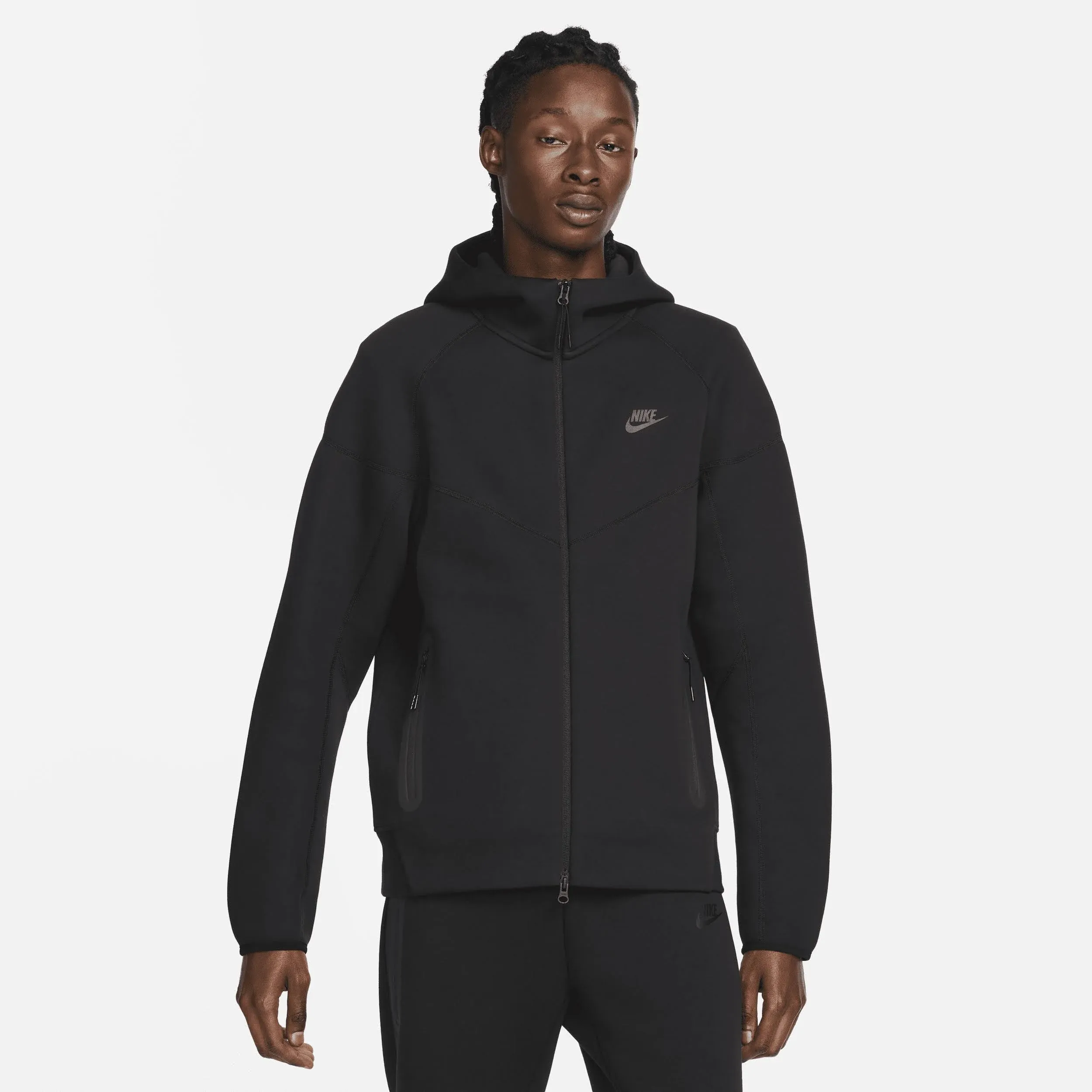 Nike Tech Fleece Full-Zip Windrunner Hoodie Black