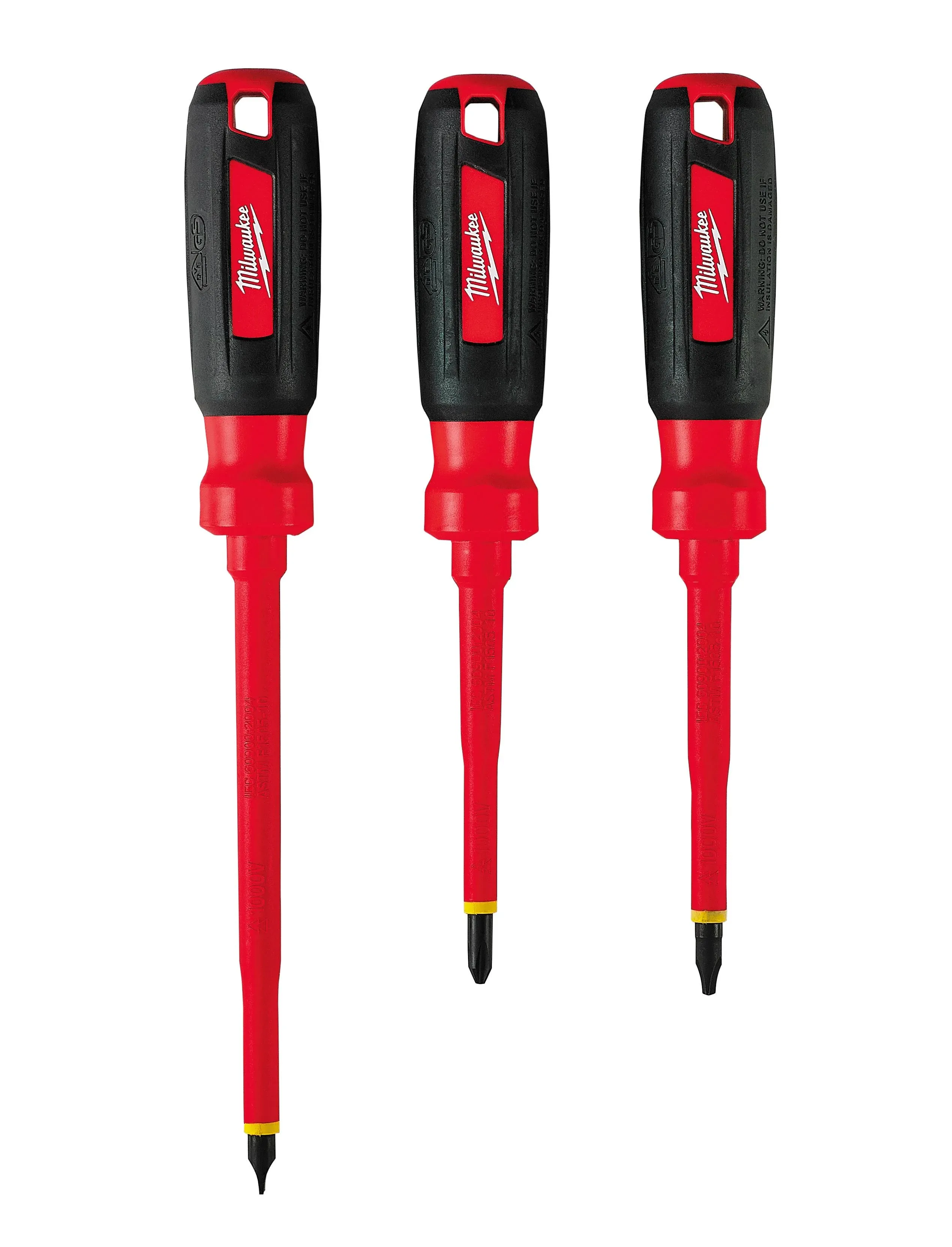 Milwaukee 48-22-2202 3 PC Insulated Screwdriver Set