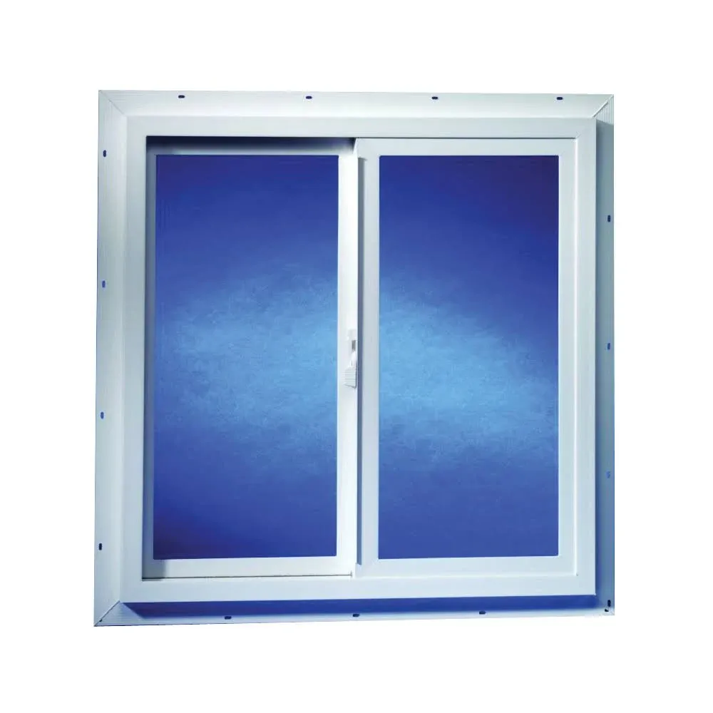 Duo-Corp 3030Tmut Agriclass Double Slide Vinyl Tempered Utility Window